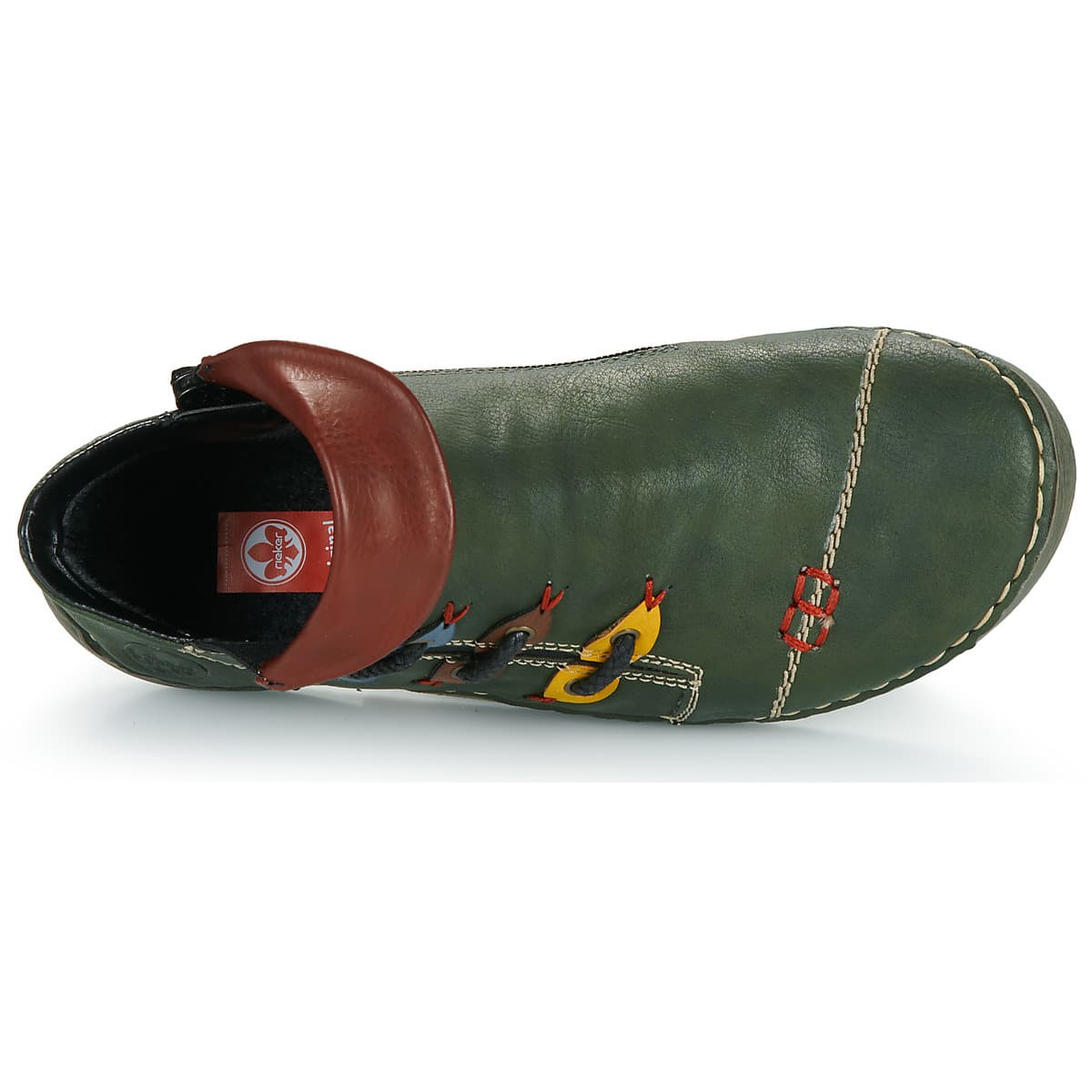 Women's Derby Shoes Rieker Green