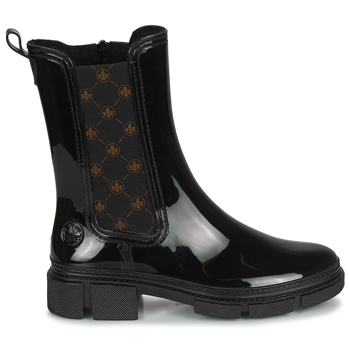 Women's Wellington Boots Rieker Black