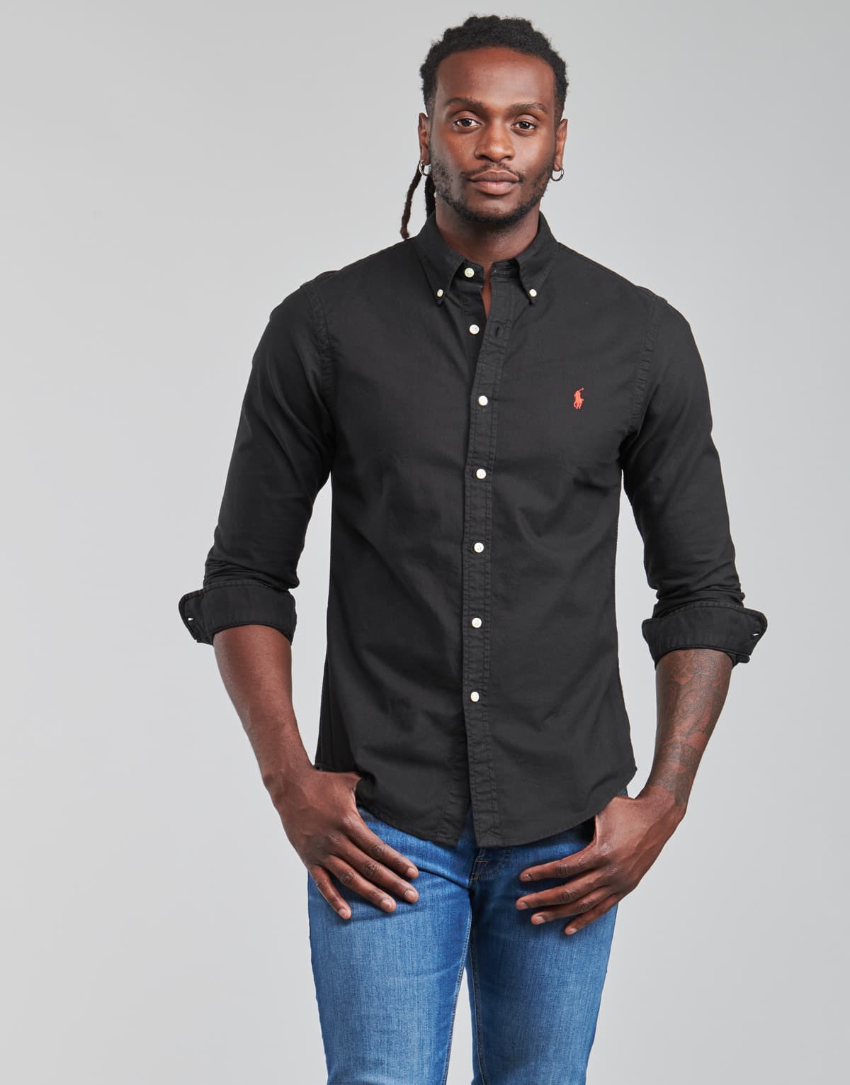 Men's Shirts Polo Ralph Lauren Black