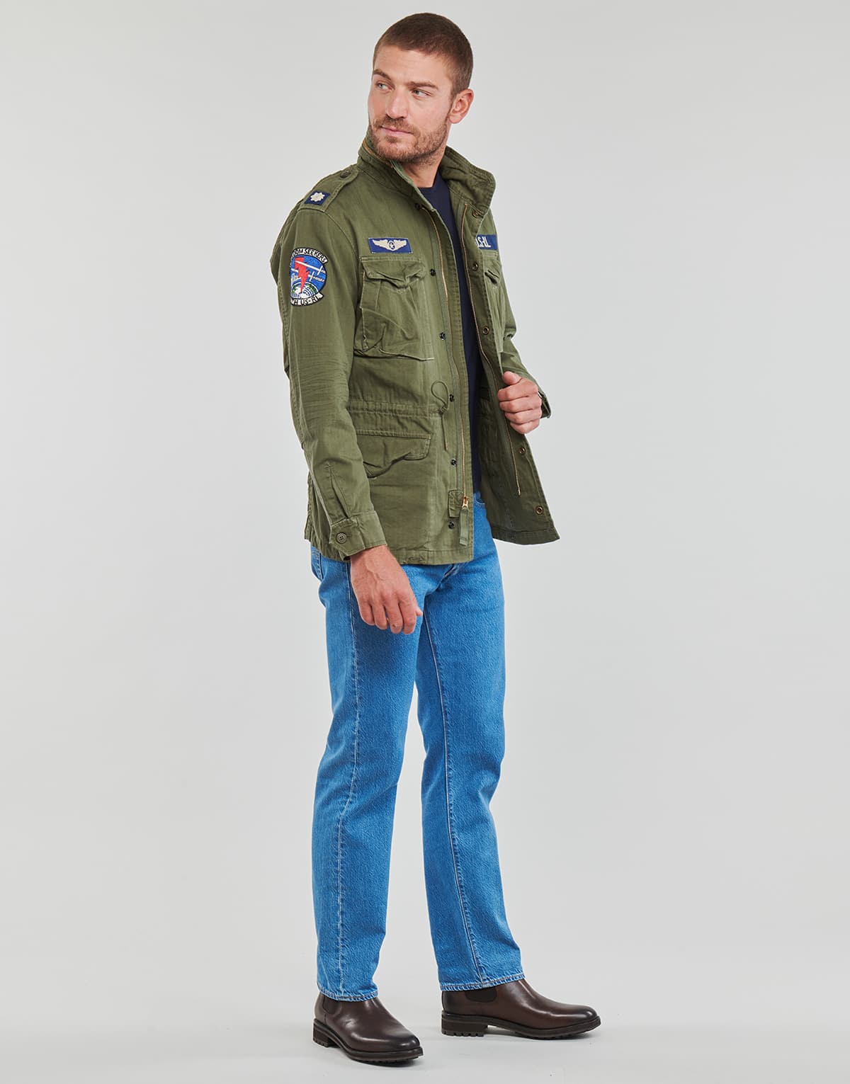 Men's Parkas Polo Ralph Lauren Khaki