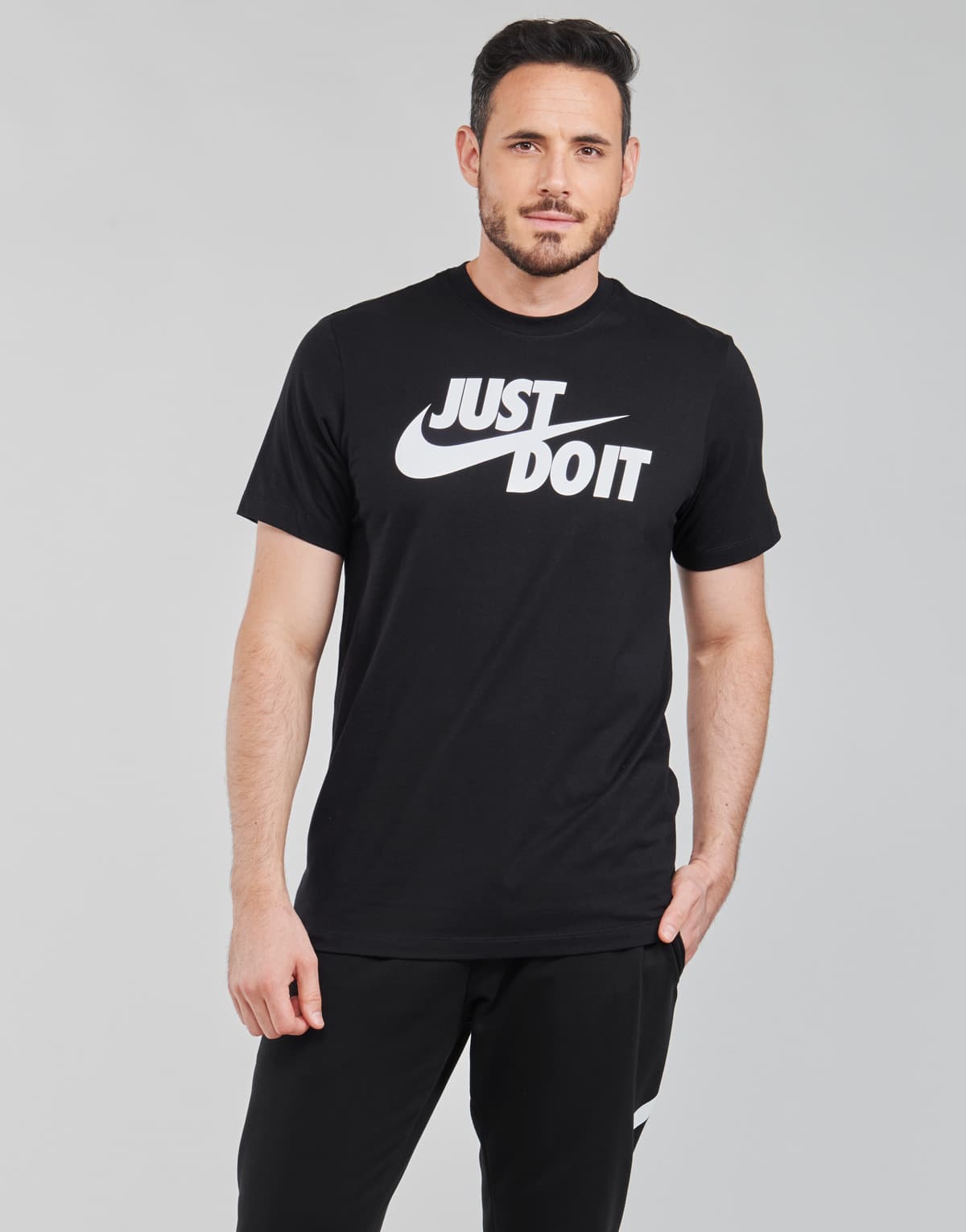 Nike Ανδρικό T-shirt Just Do It Μαύρο