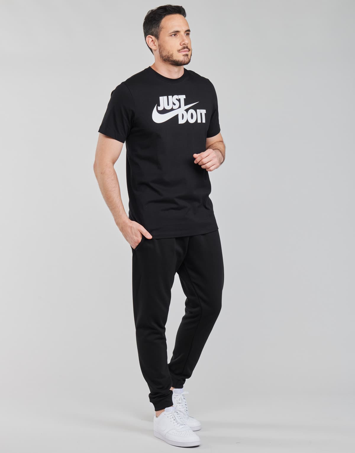 Nike Ανδρικό T-shirt Just Do It Μαύρο