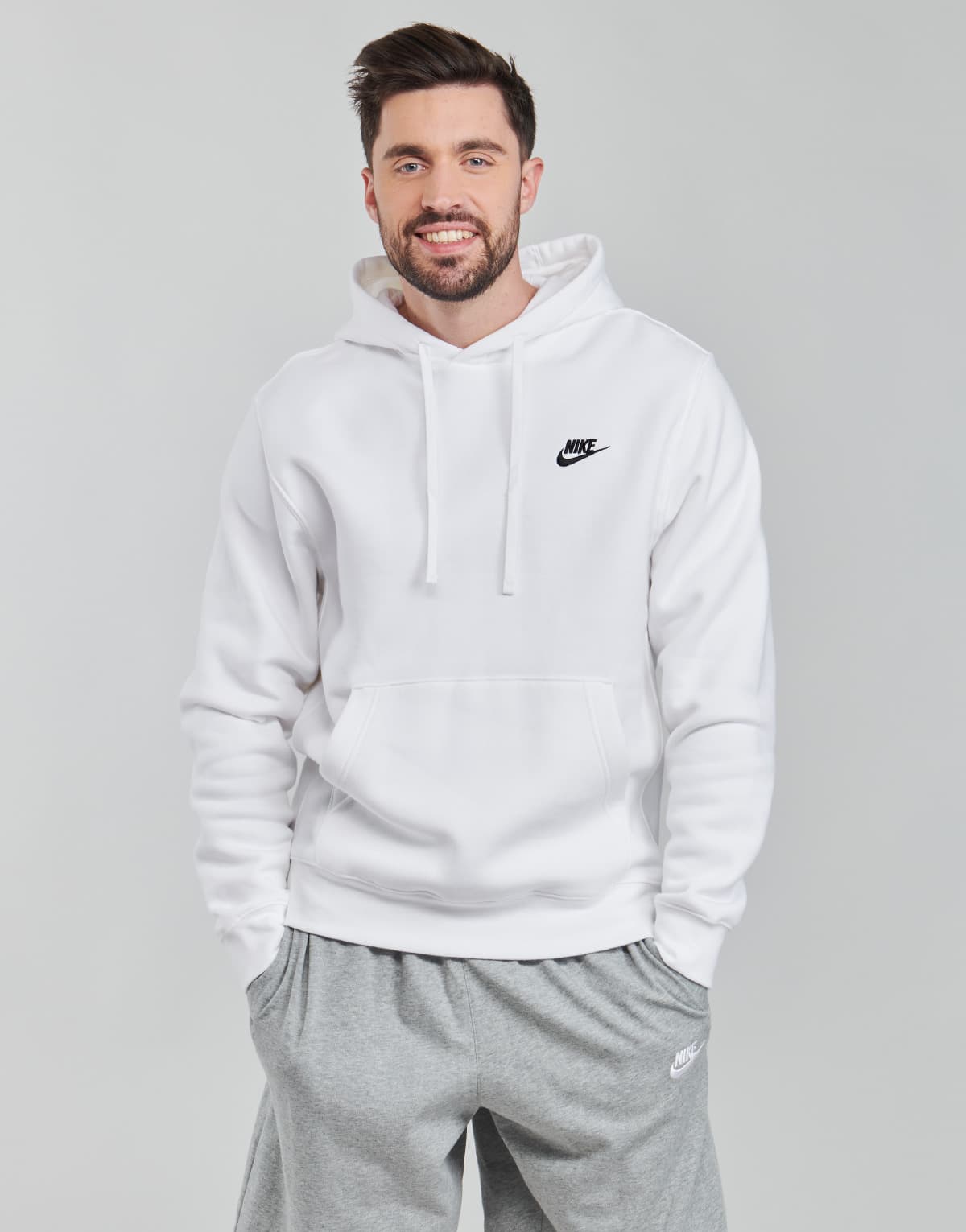 Men's Sports Hoodies & Sweatshirts Nike White
