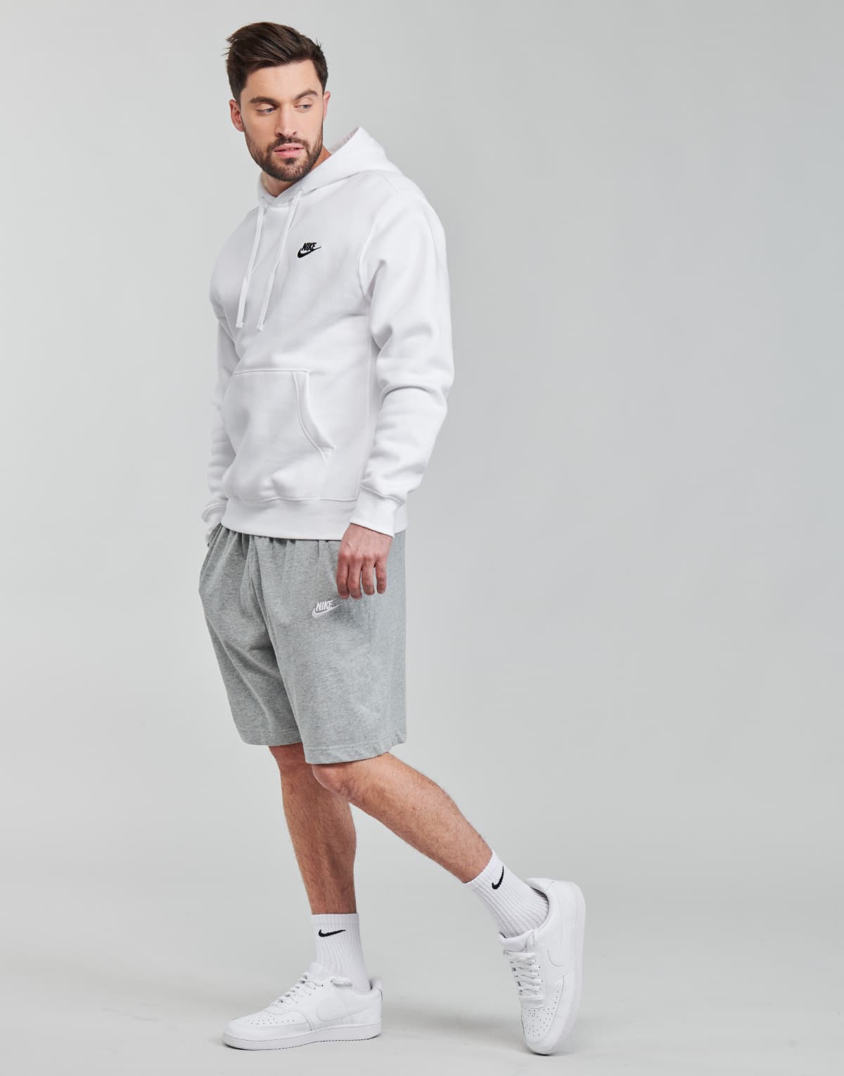 Men's Sports Hoodies & Sweatshirts Nike White