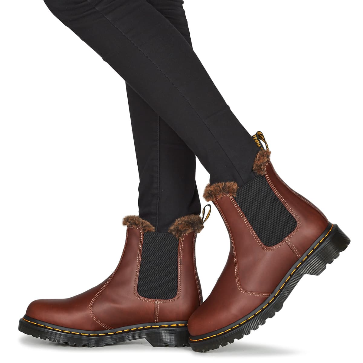 Women's Boots Dr. Martens Brown