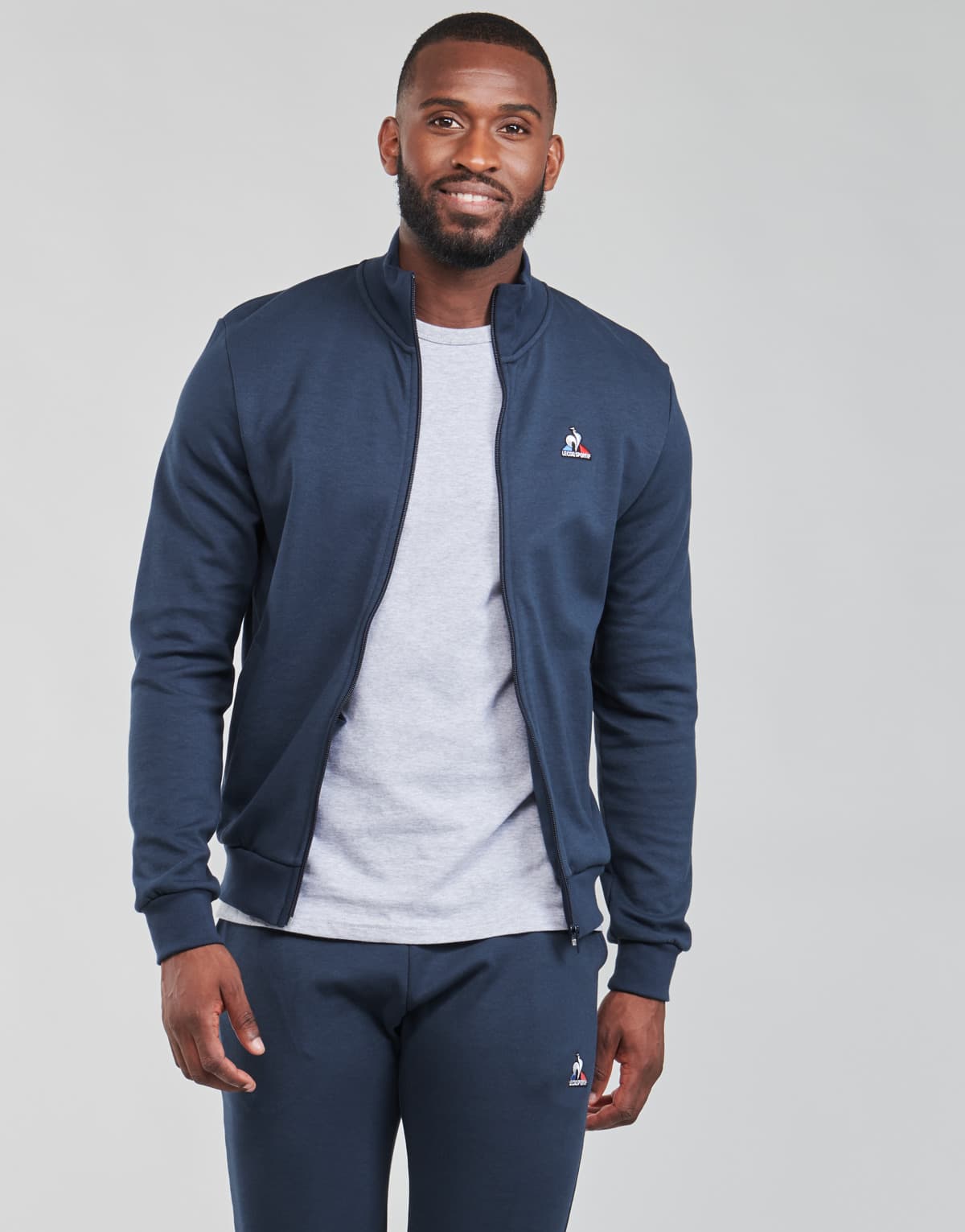 Men's Cardigans Le Coq Sportif Blue