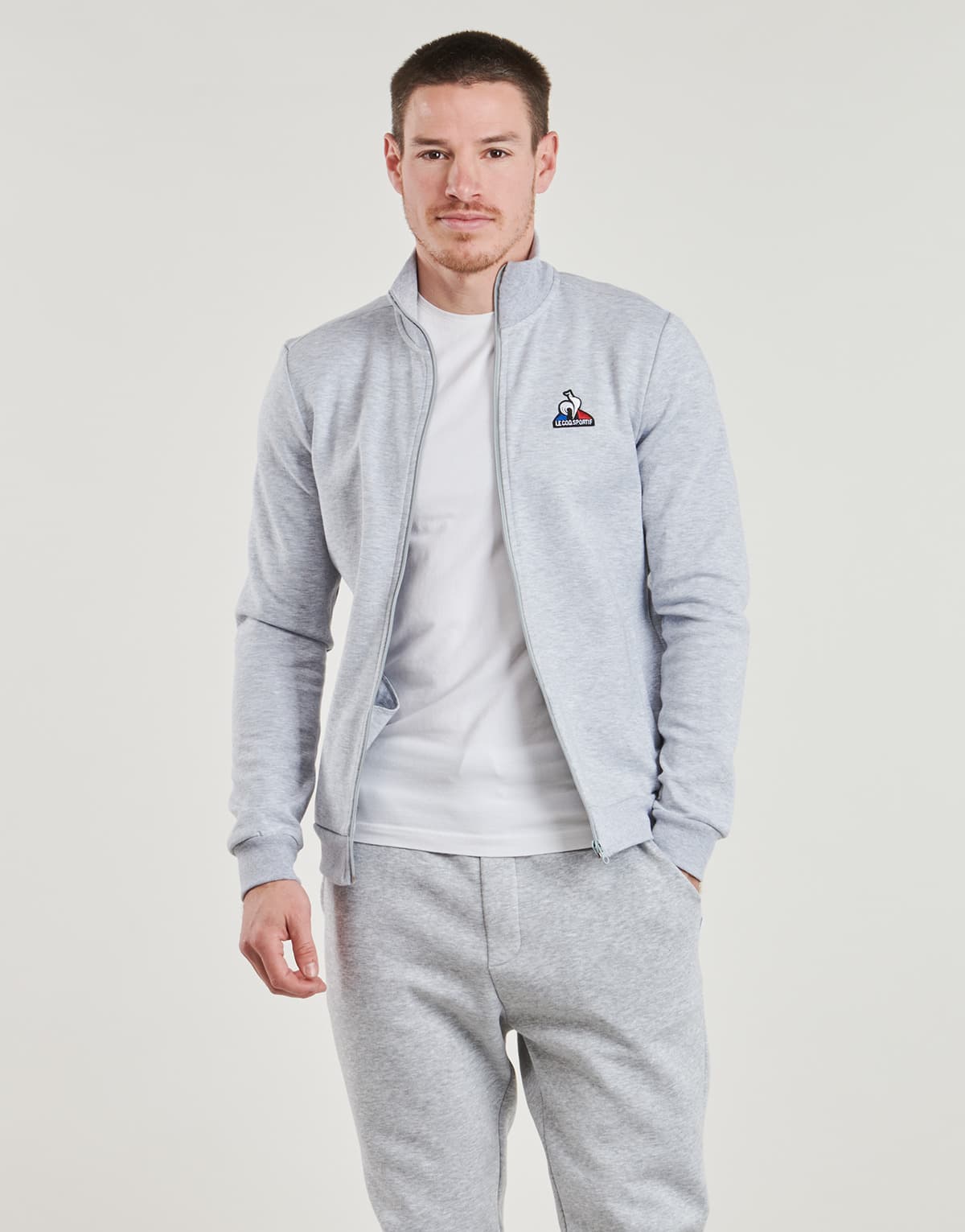 Men's Cardigans Le Coq Sportif Gray