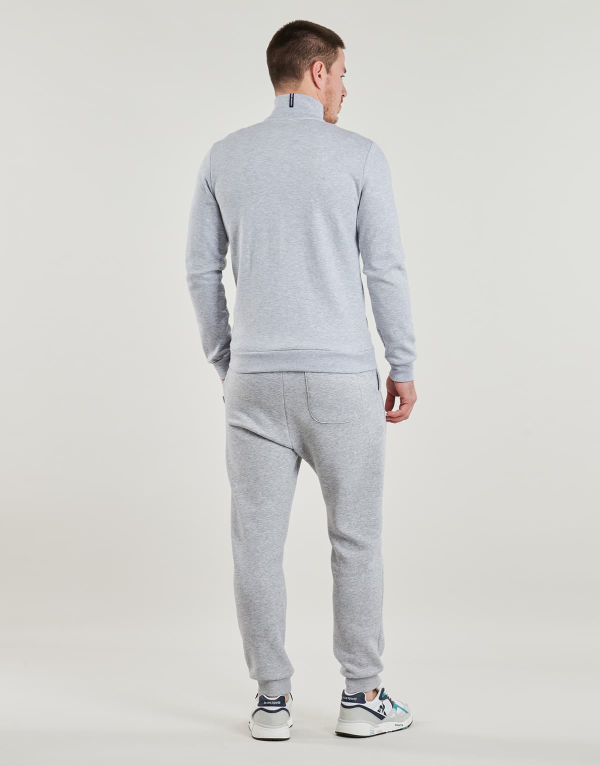 Men's Cardigans Le Coq Sportif Gray