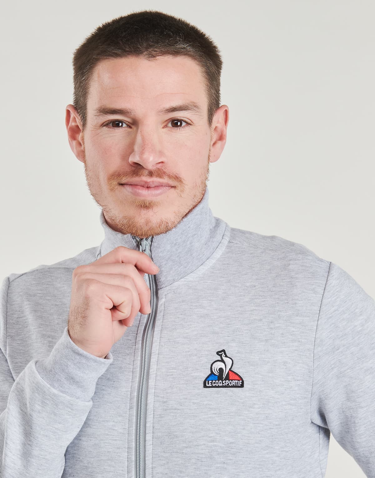 Men's Cardigans Le Coq Sportif Gray