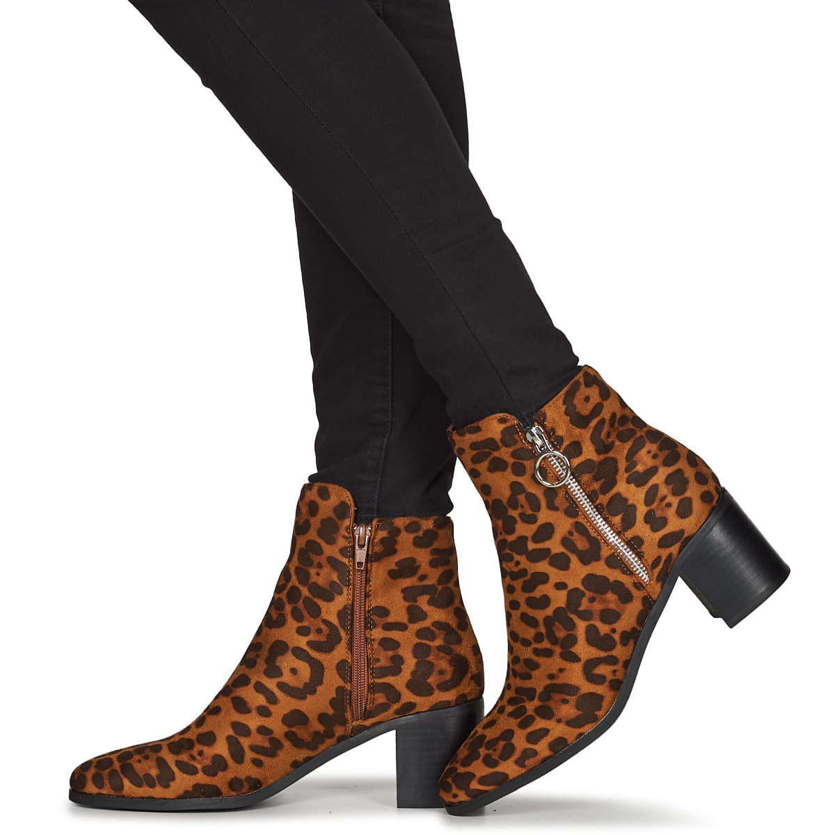 Women's Ankle Boots Moony Mood Brown