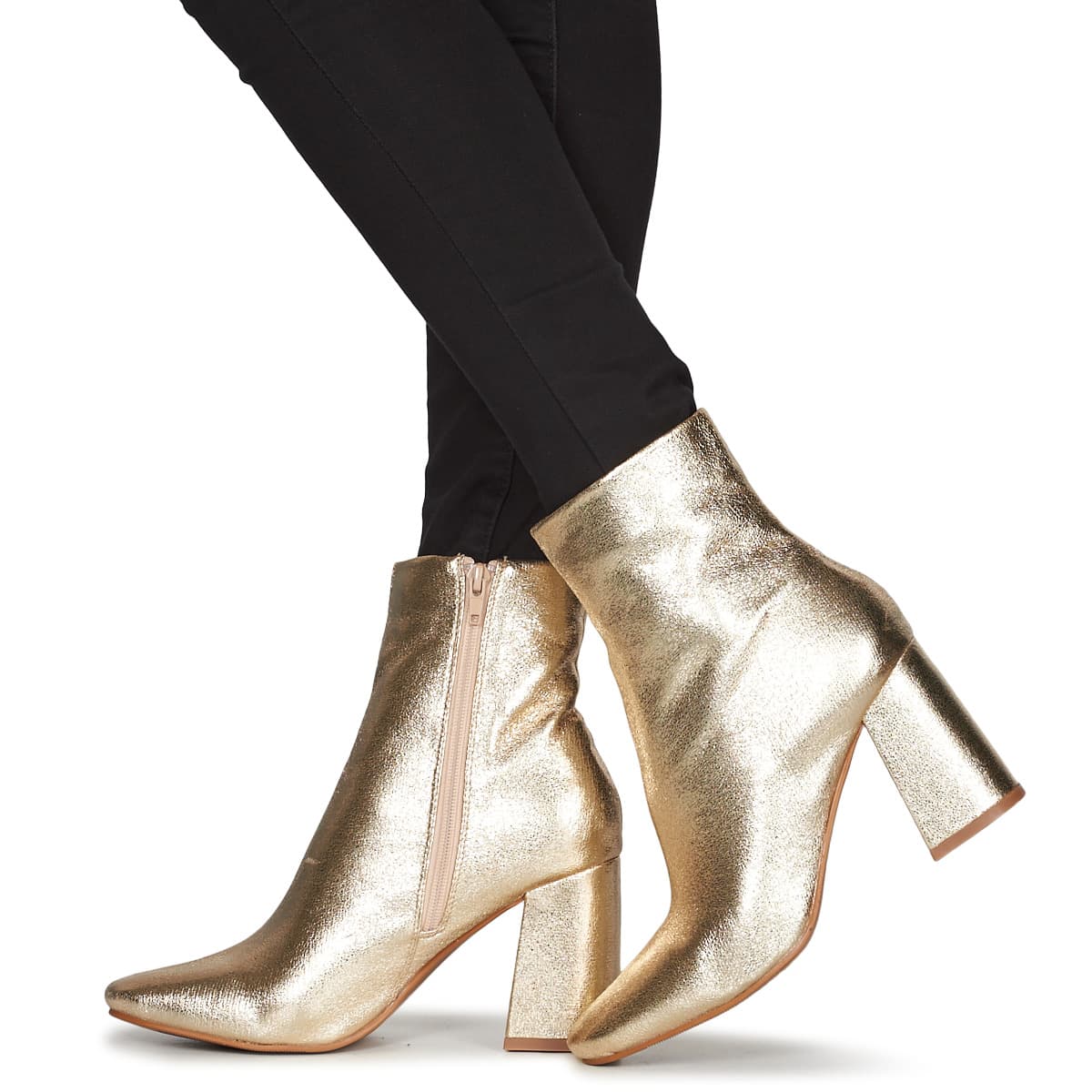 Women's Ankle Boots Moony Mood Gold