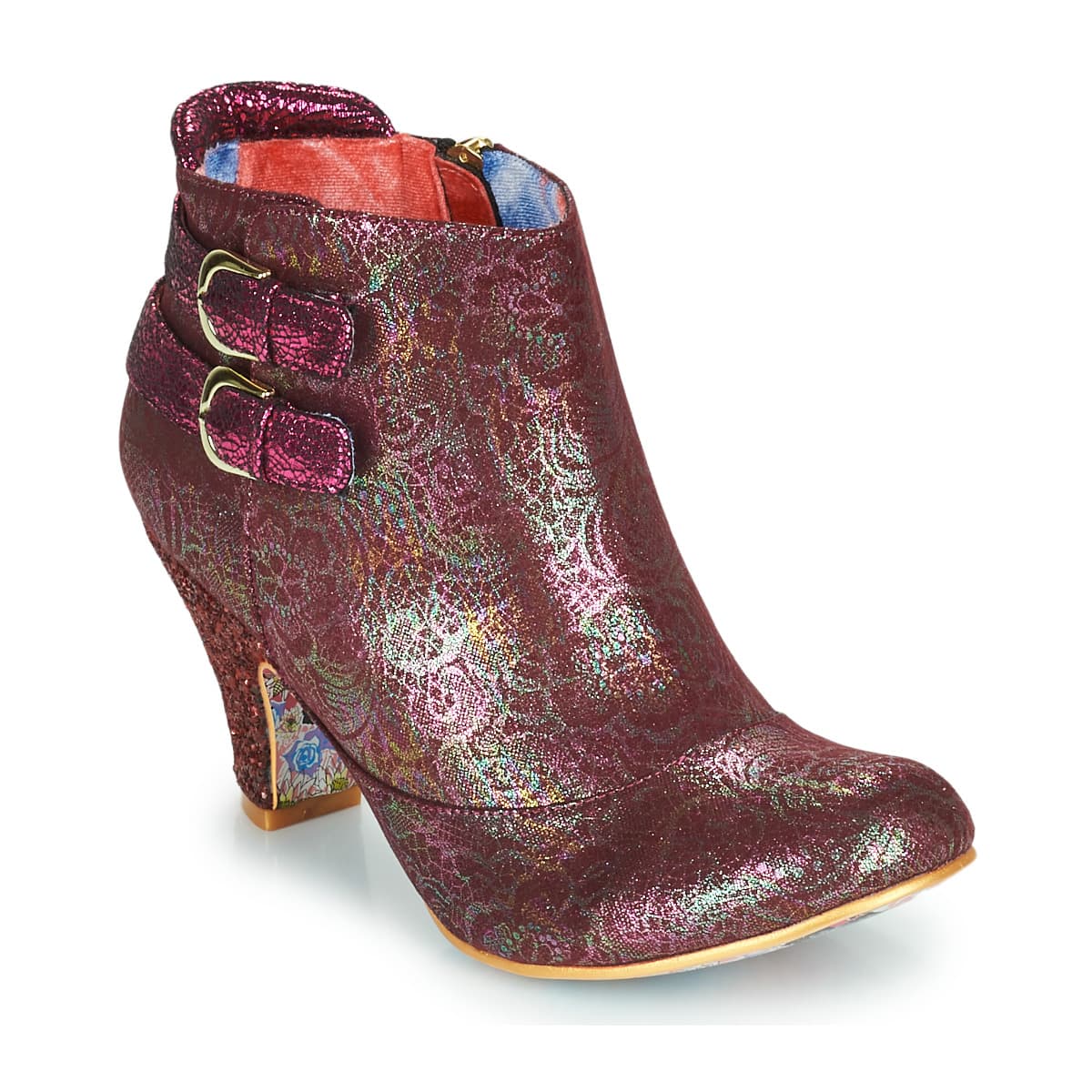 Women's Ankle Boots Irregular Choice Bordeaux