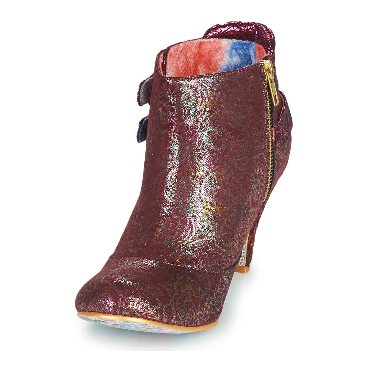 Women's Ankle Boots Irregular Choice Bordeaux