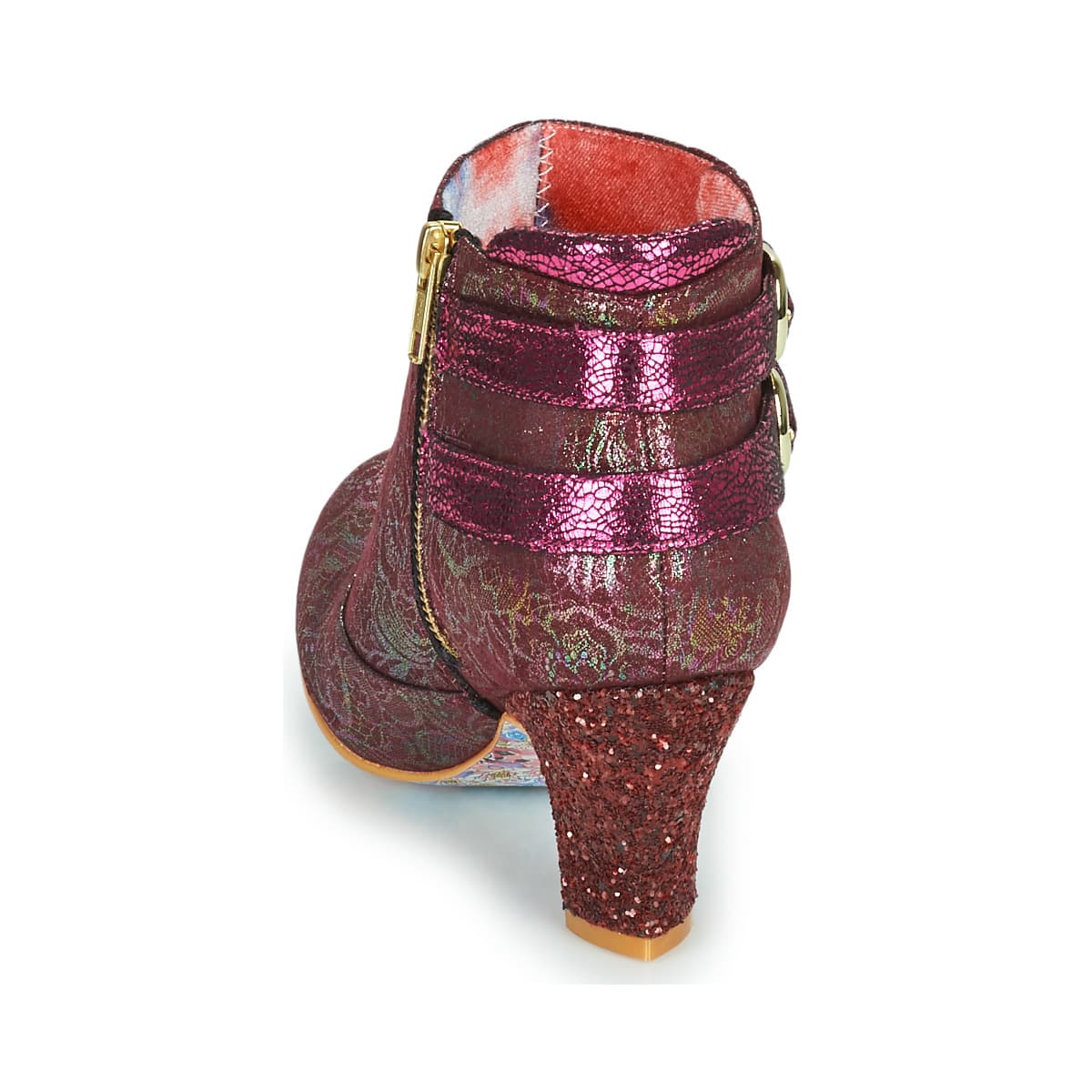 Women's Ankle Boots Irregular Choice Bordeaux