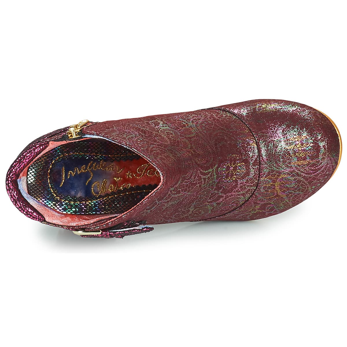 Women's Ankle Boots Irregular Choice Bordeaux