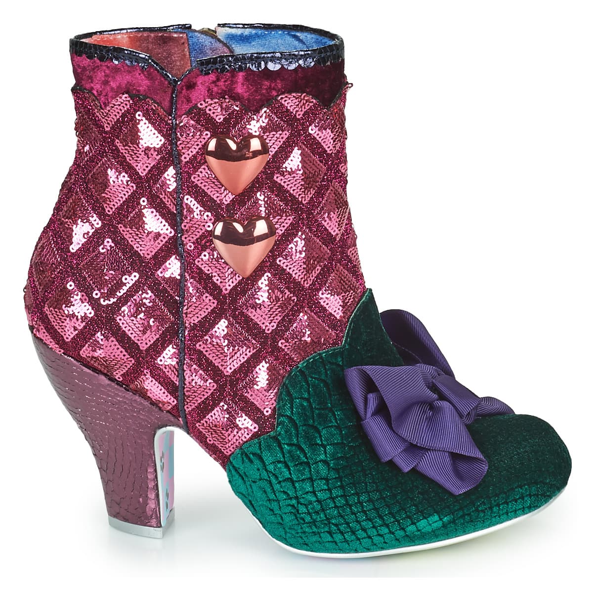 Women's Ankle Boots Irregular Choice Pink