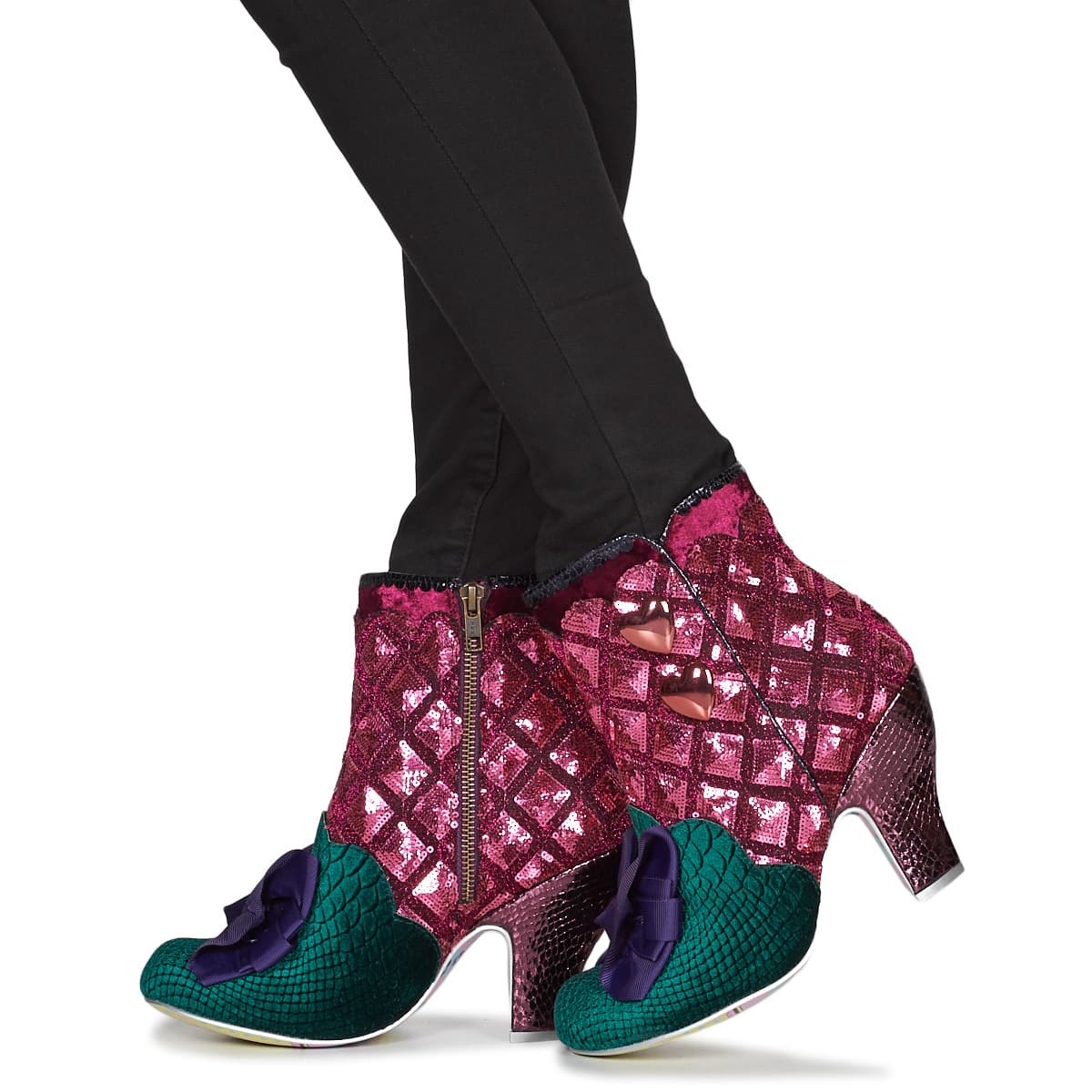 Women's Ankle Boots Irregular Choice Pink