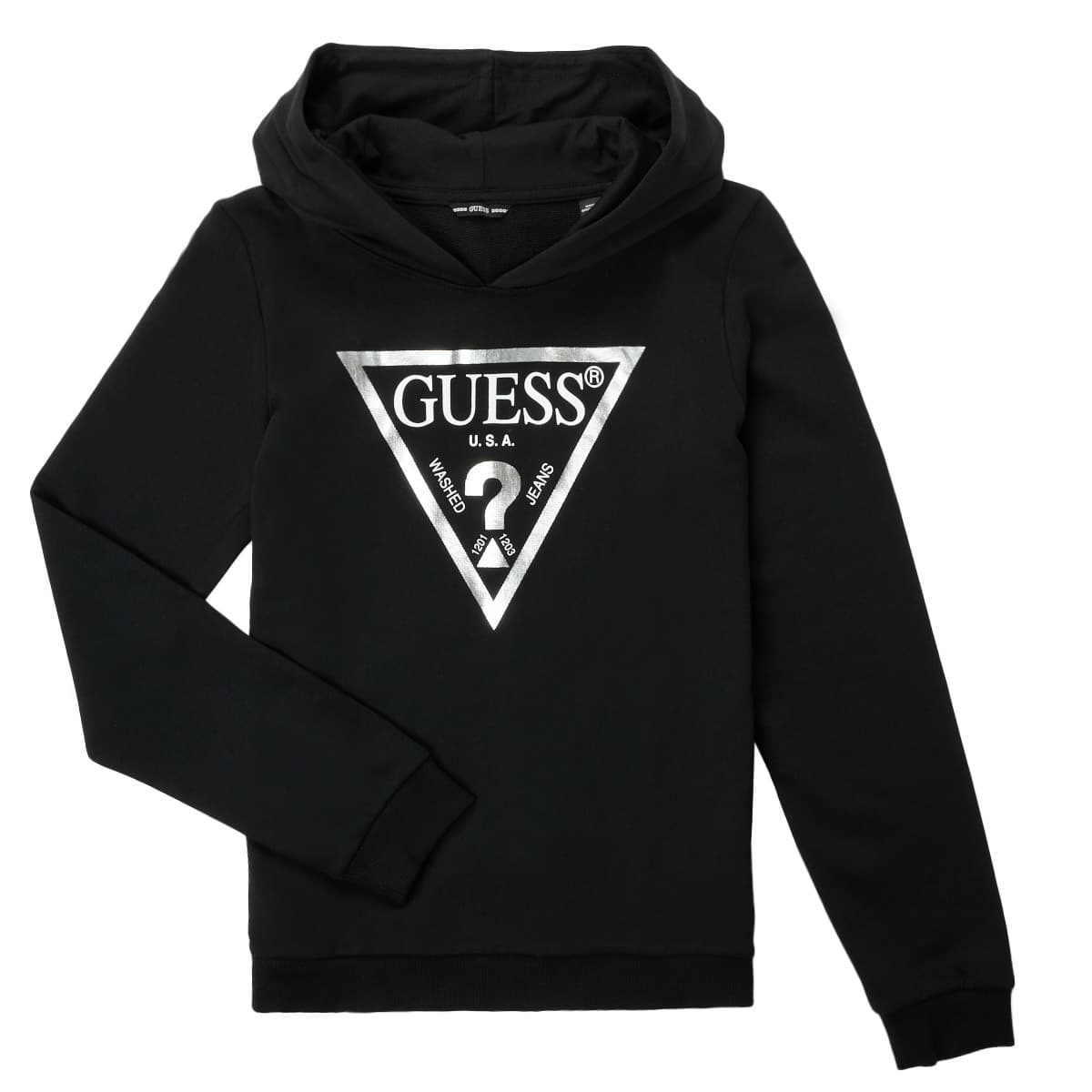 T-shirt με κουκούλα Guess DARA
