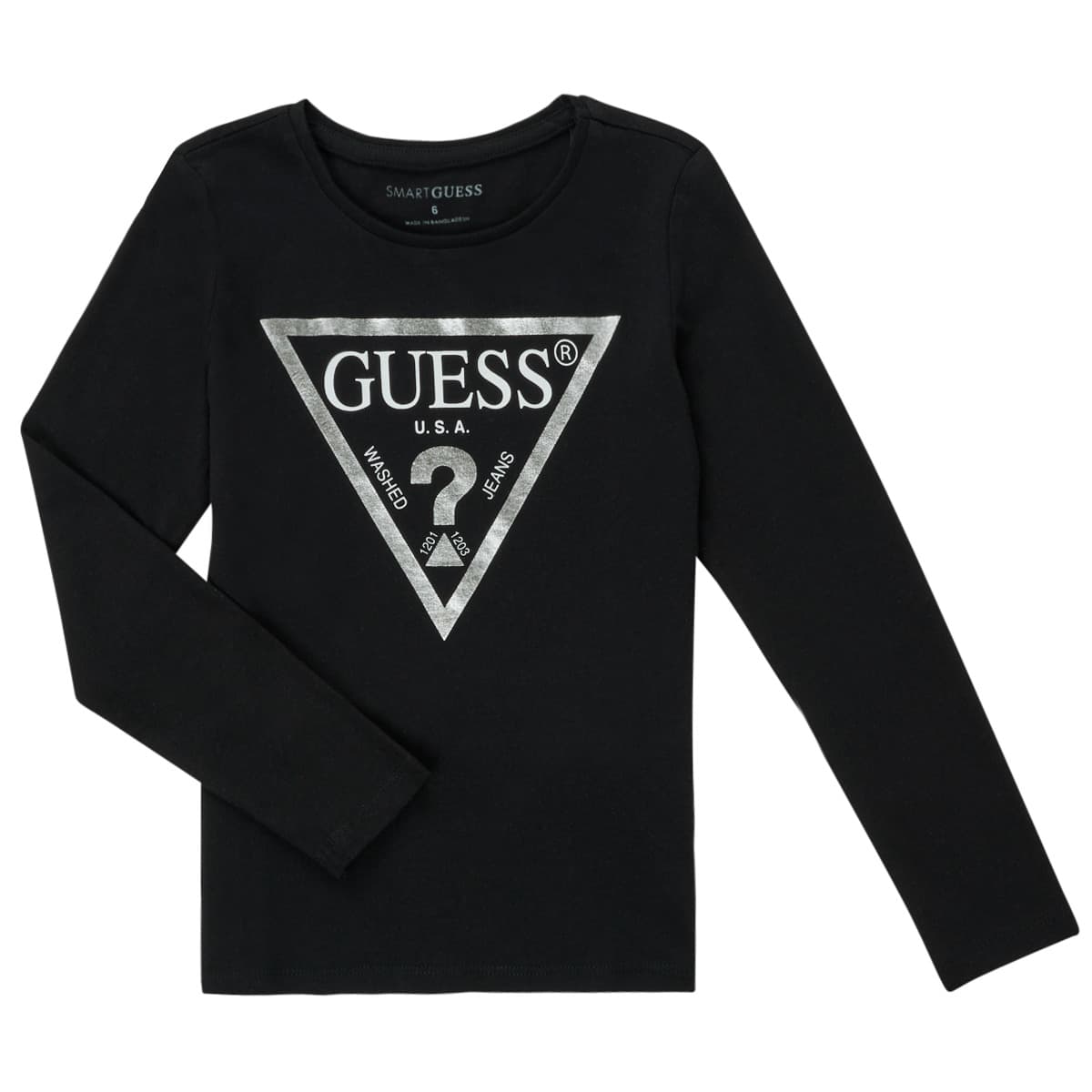 Μπλουζάκια με μακριά μανίκια Guess SECRA