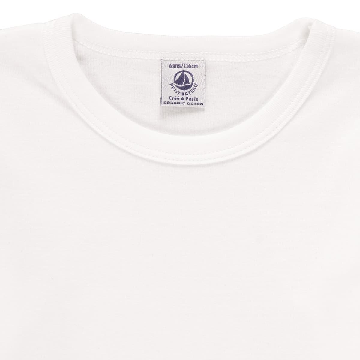 Boys' T-Shirts Petit Bateau White
