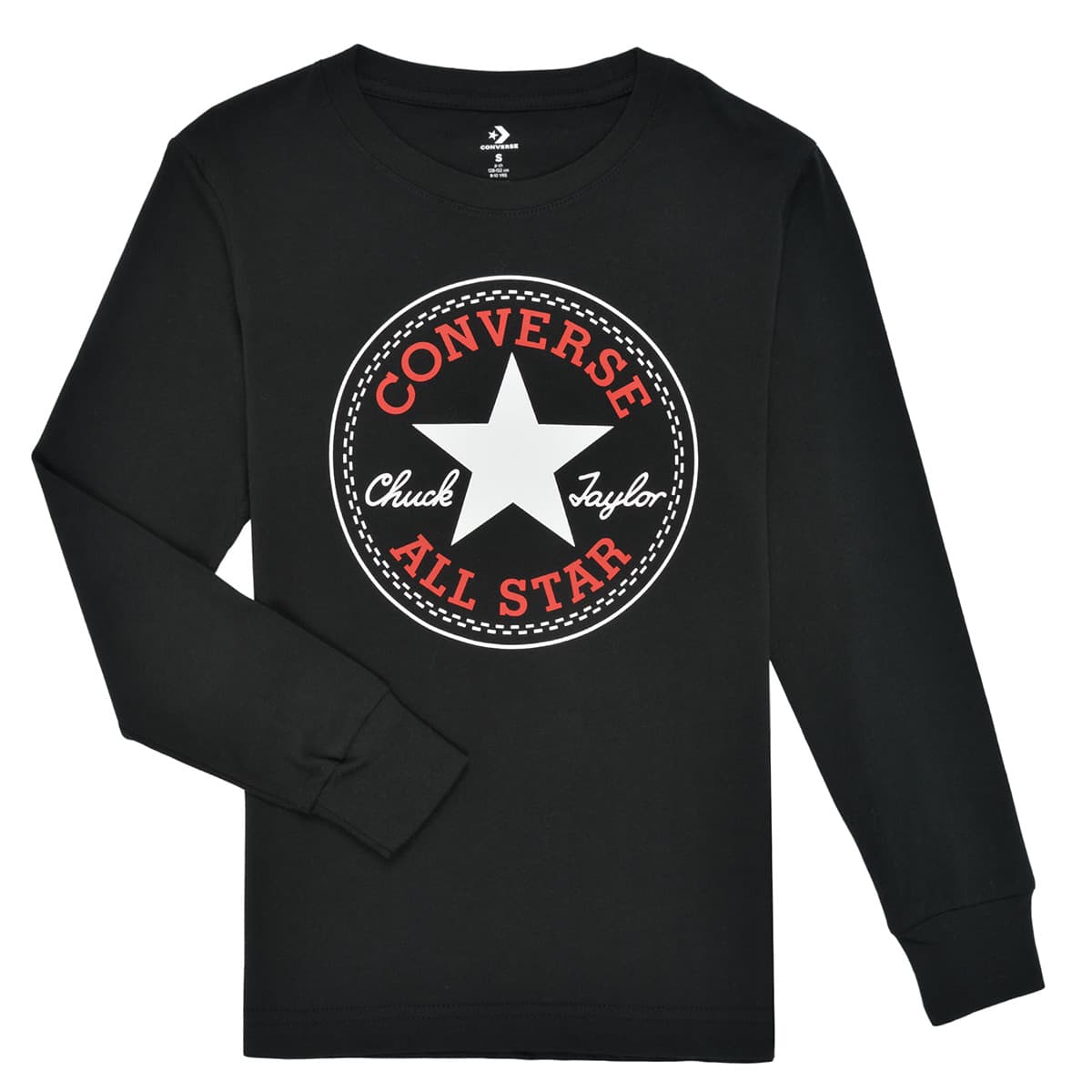 Μπλουζάκια με μακριά μανίκια Converse CHUCK PATCH LONG SLEEVE TEE