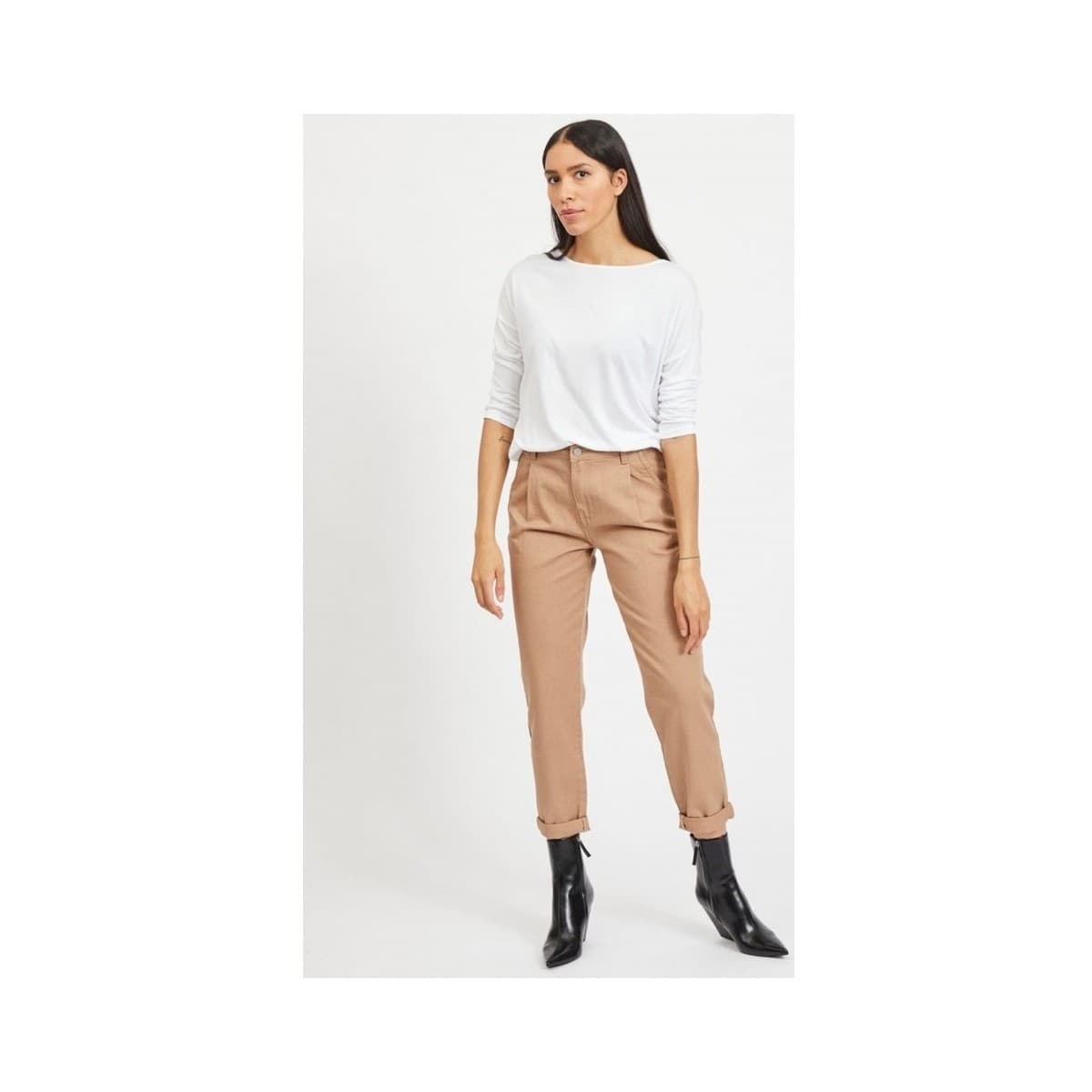 Women's T-Shirts Vila White