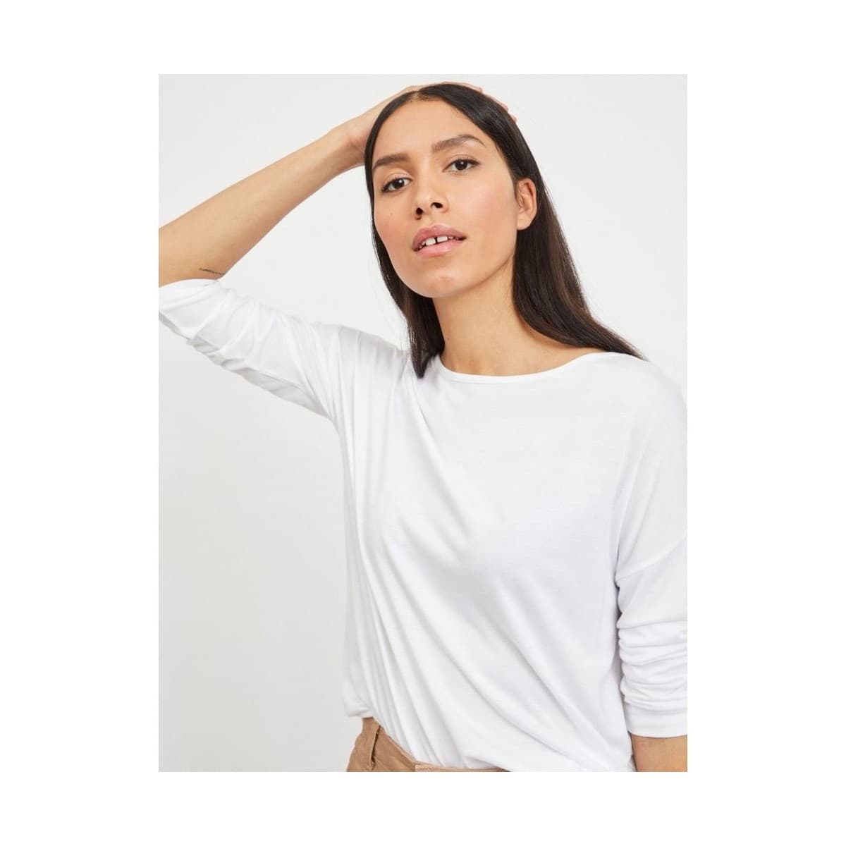 Women's T-Shirts Vila White