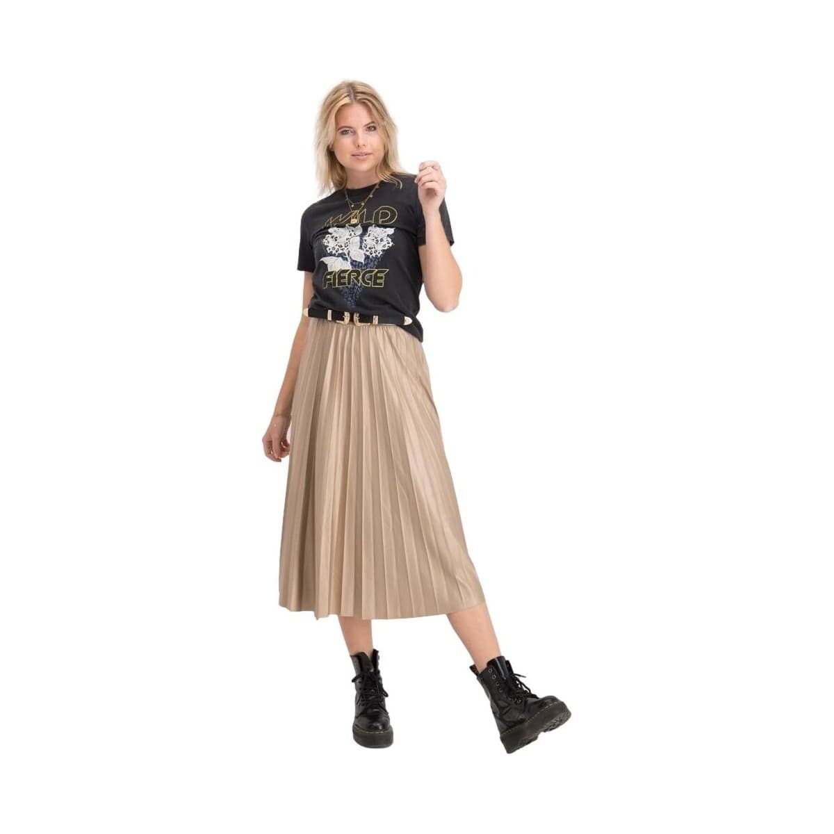 Women's Skirts Vila Beige