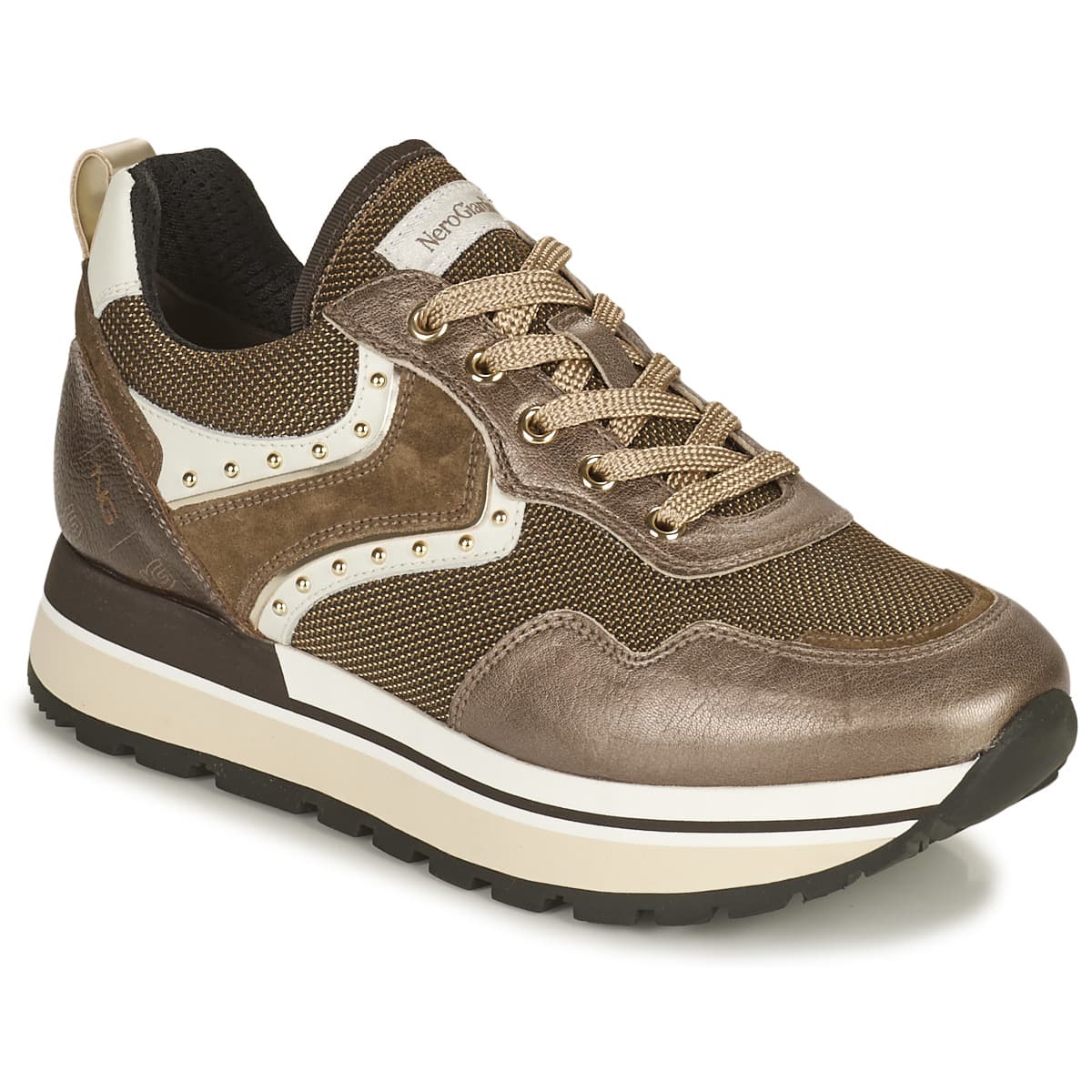 Women's Sneakers NeroGiardini Brown
