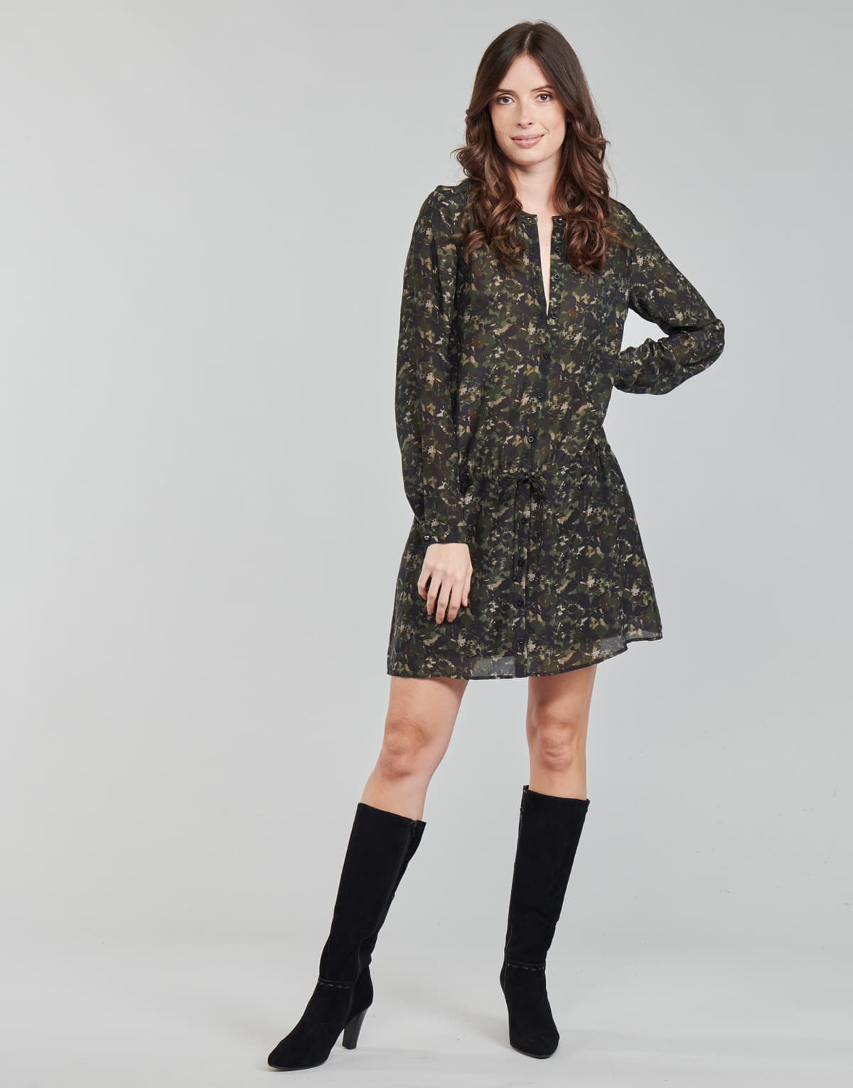 Women's Dresses Ikks Khaki