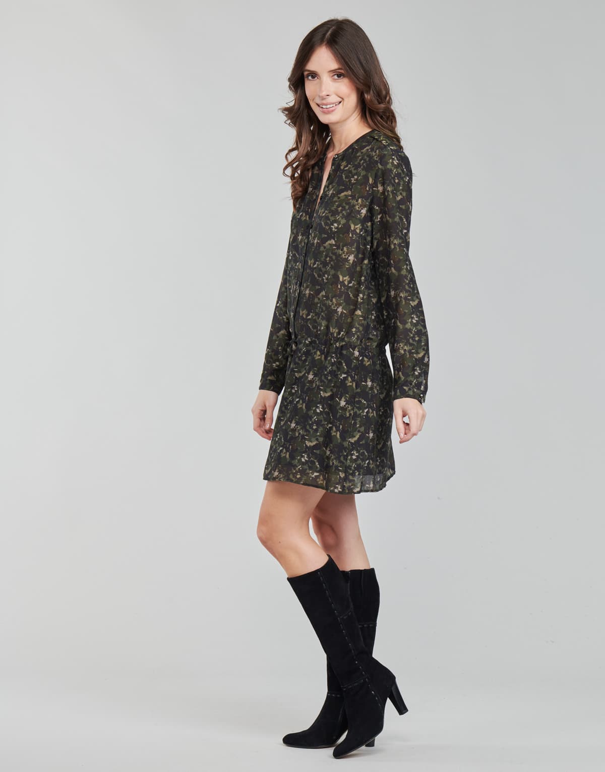 Women's Dresses Ikks Khaki