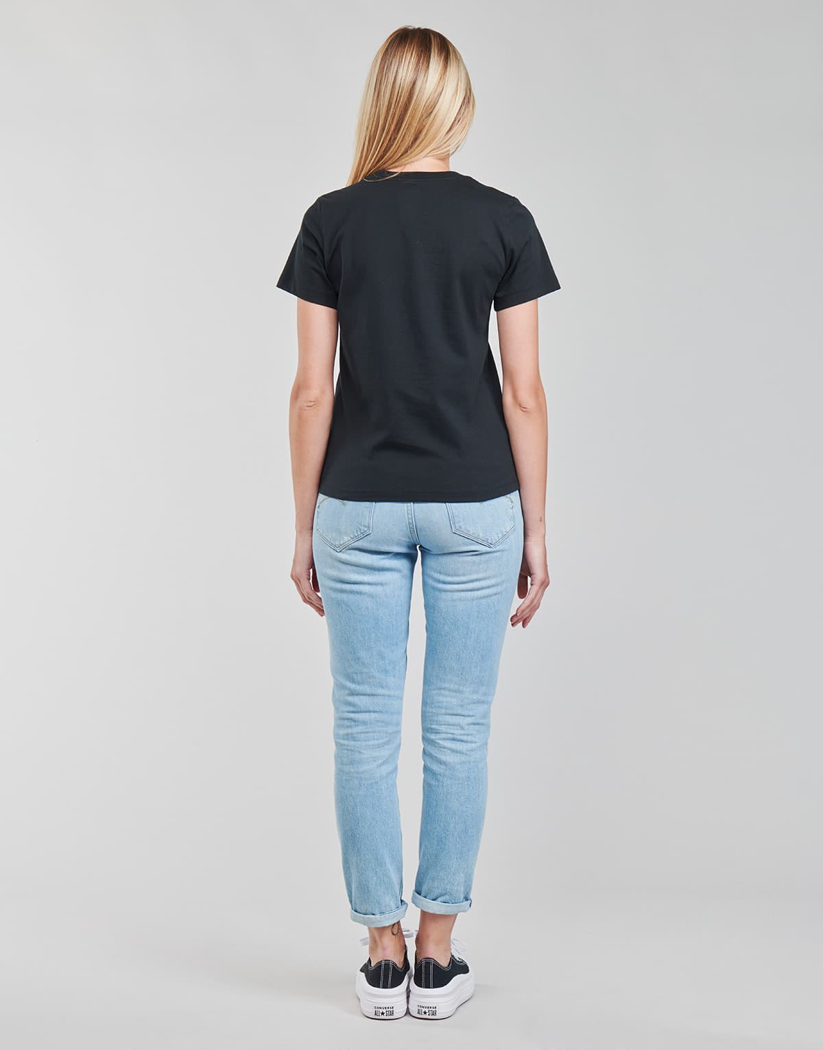 Women's T-Shirts Converse Black