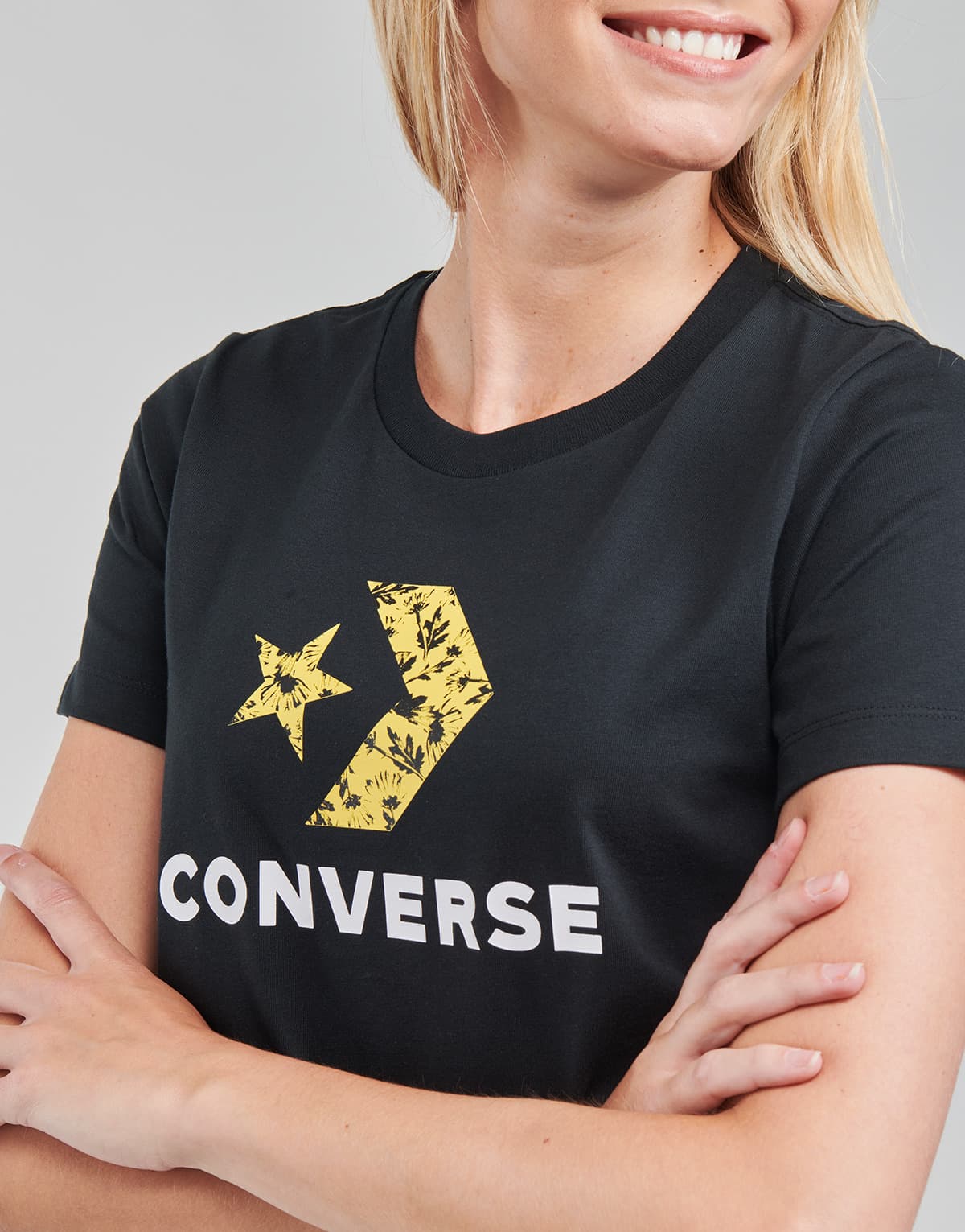 Women's T-Shirts Converse Black