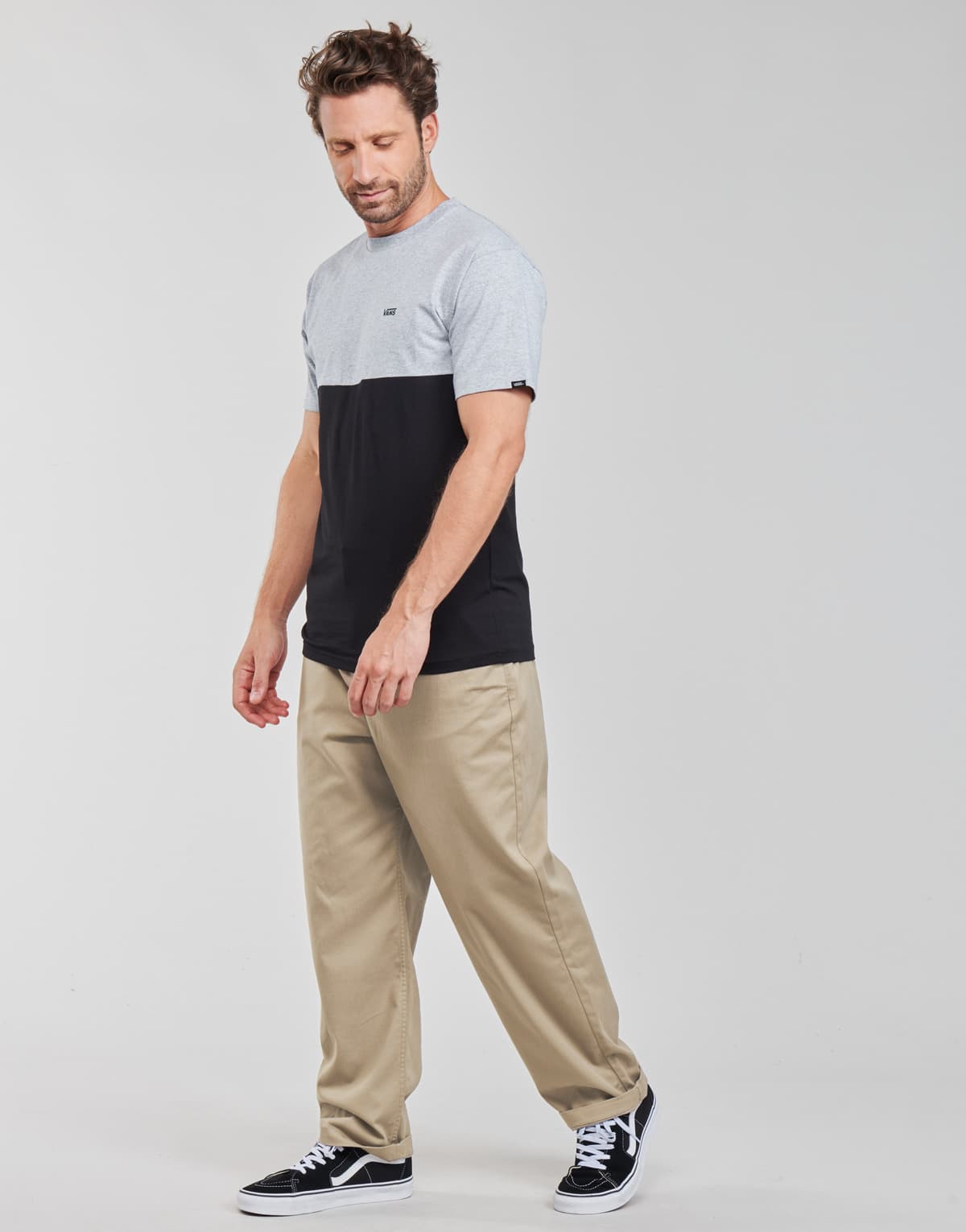 Men's T-Shirts Vans Gray