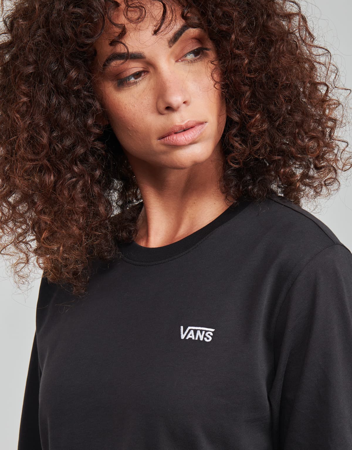 Women's T-Shirts Vans Black