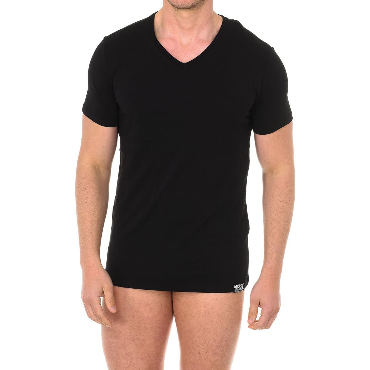 Men's T-Shirts Diesel Black