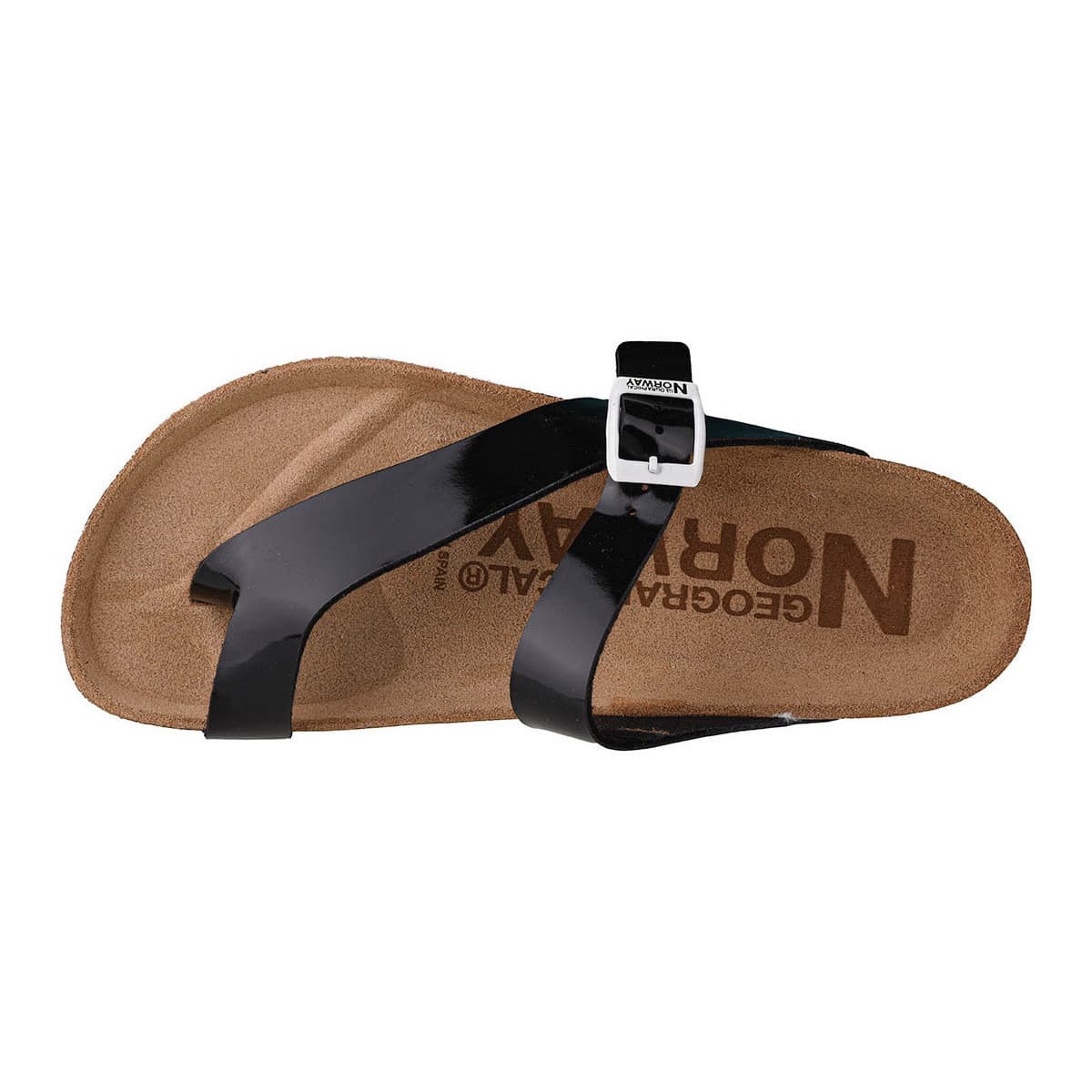 Women's Flip Flops Geographical Norway Black