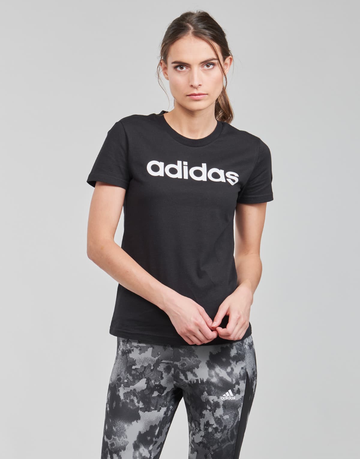 Women's T-Shirts adidas Black