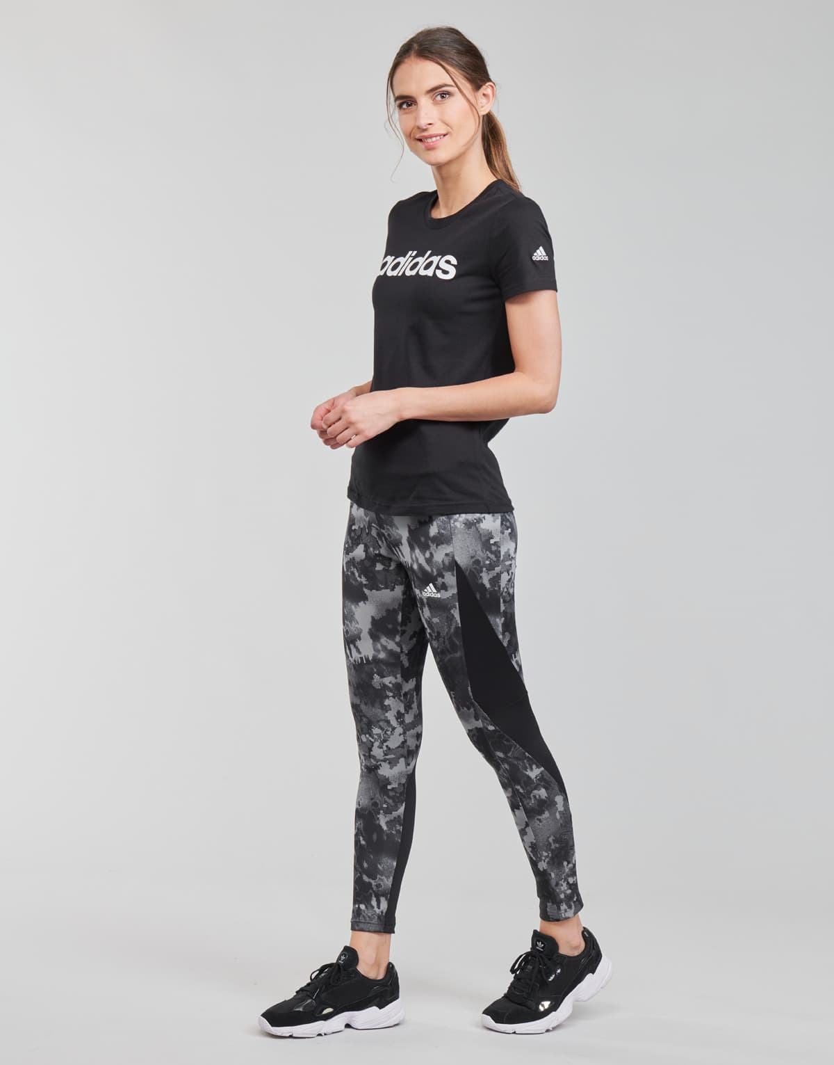 Women's T-Shirts adidas Black