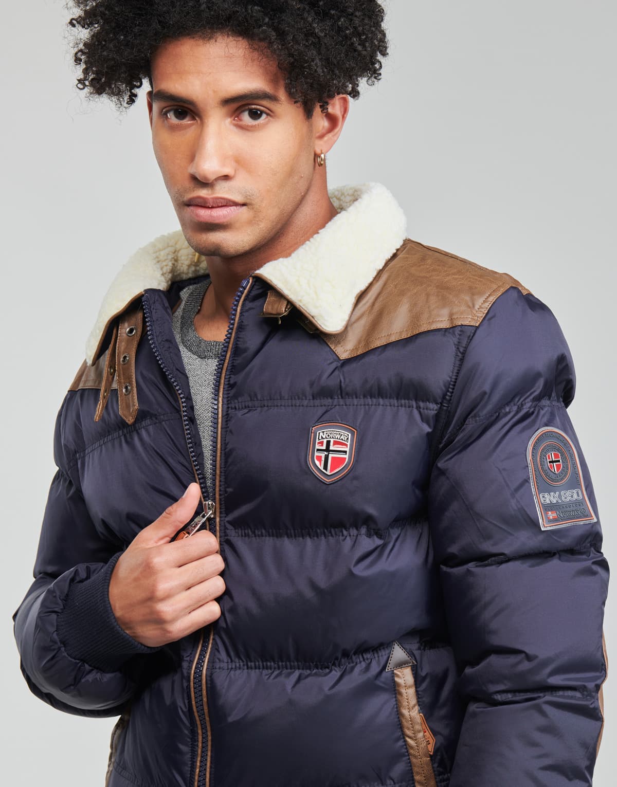 Men's Jackets Geographical Norway Blue