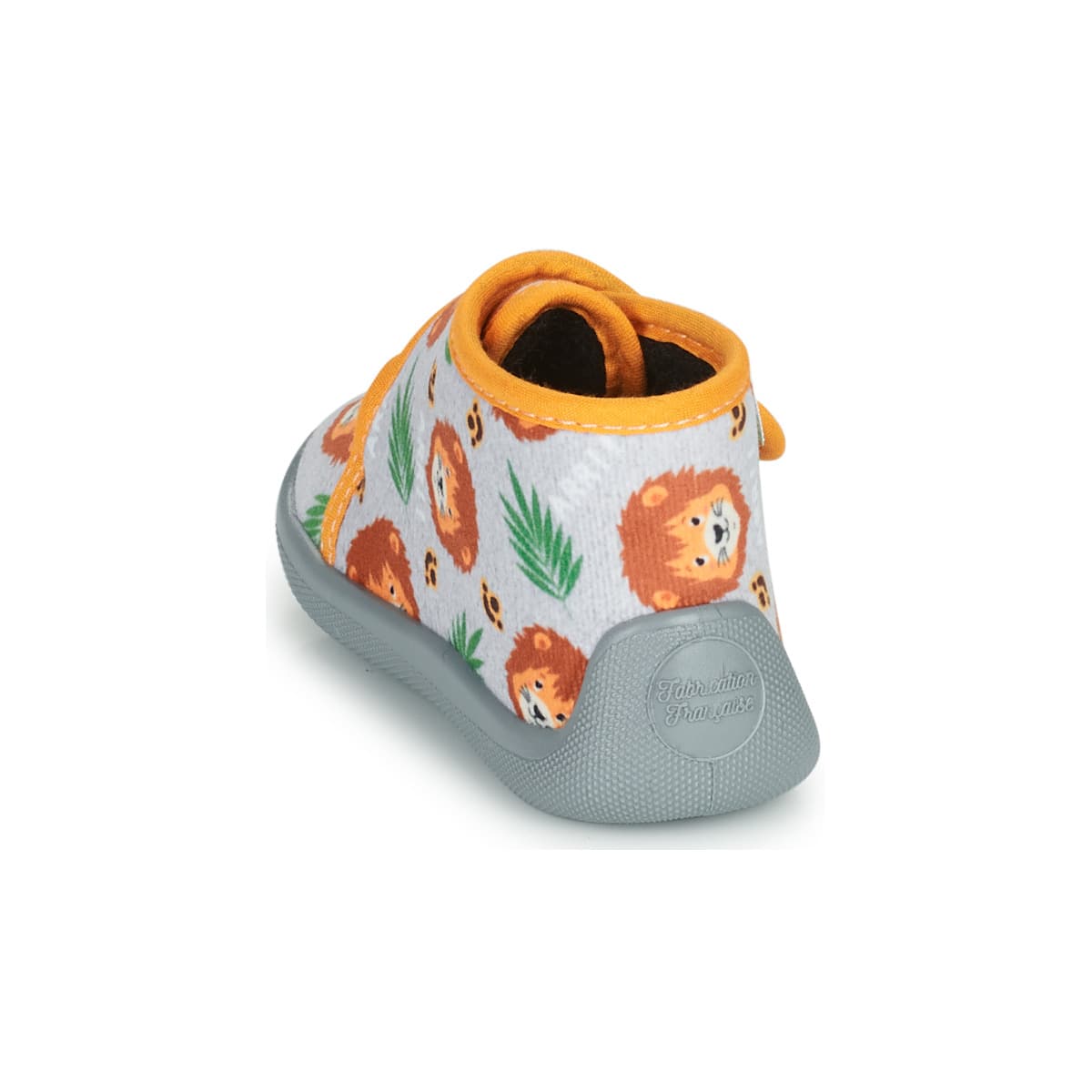 Boys' House Slippers Citrouille et Compagnie Gray