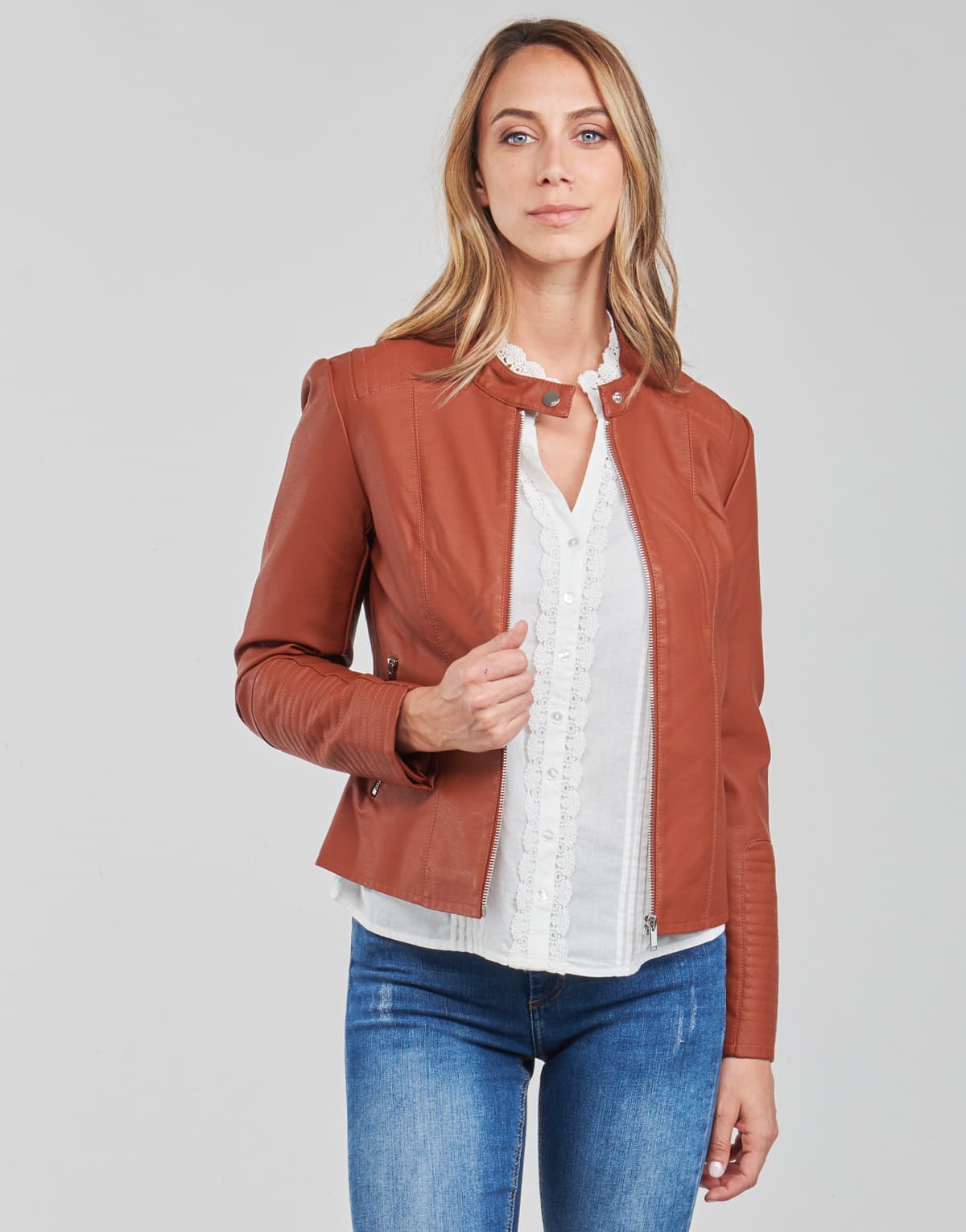 Women's Jackets Vila Orange