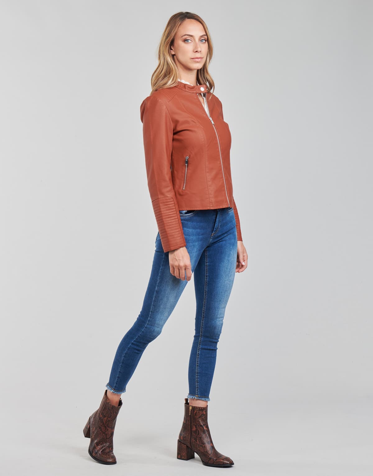 Women's Jackets Vila Orange