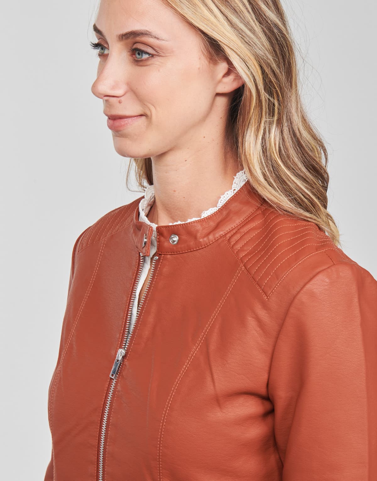Women's Jackets Vila Orange