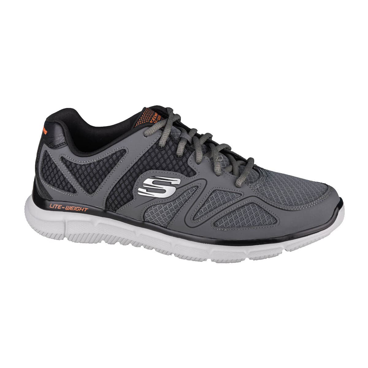 Skechers Satisfaction 58350-CCOR Ανδρικά Αθλητικά Παπούτσια Running Γκρι