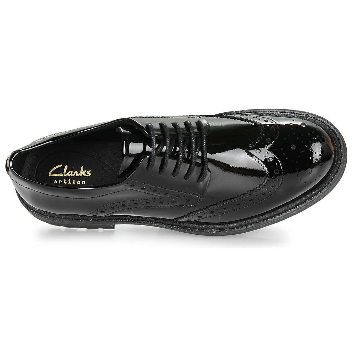 Women's Derby Shoes Clarks Black