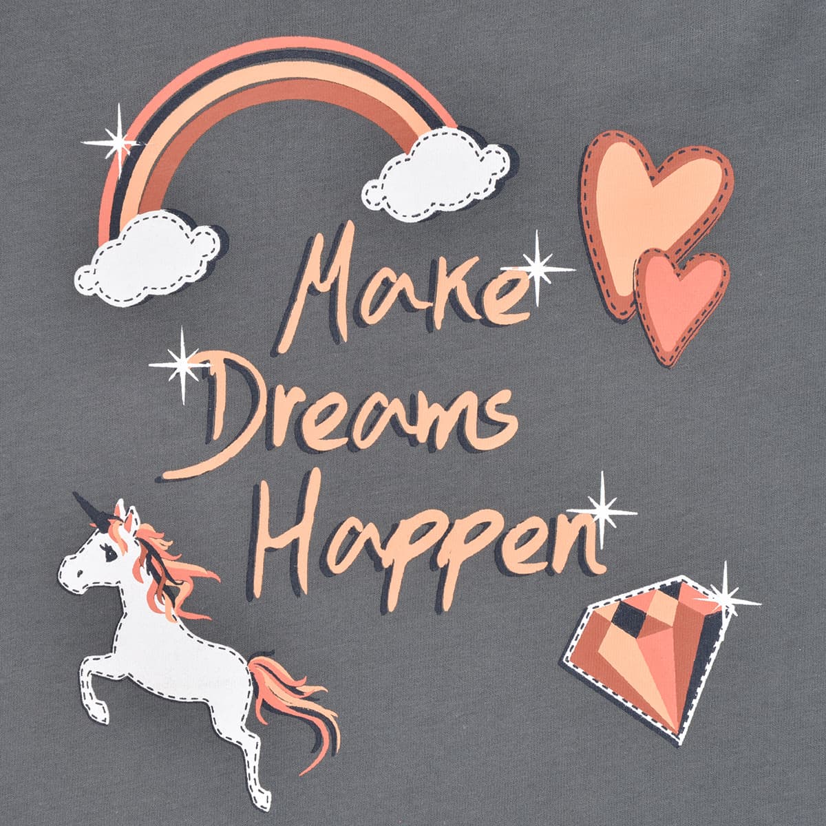 Girls' T-Shirts Name it Gray