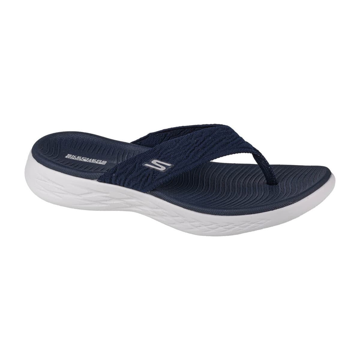Women's Flip Flops Skechers Blue