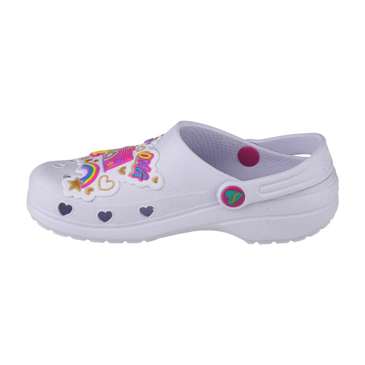 Girls' House Slippers Skechers White