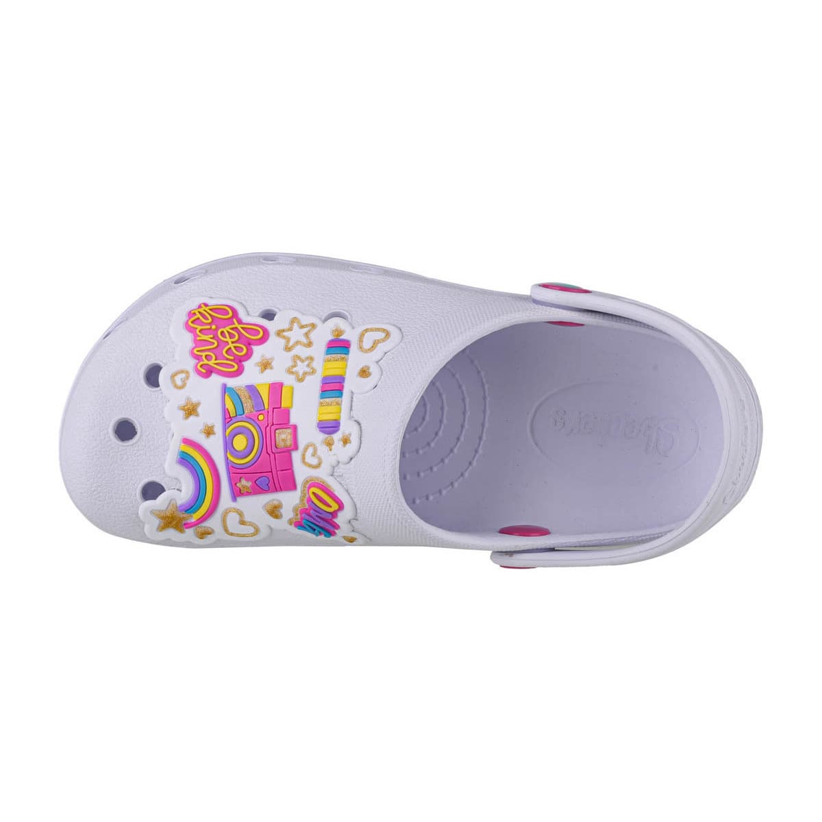 Girls' House Slippers Skechers White